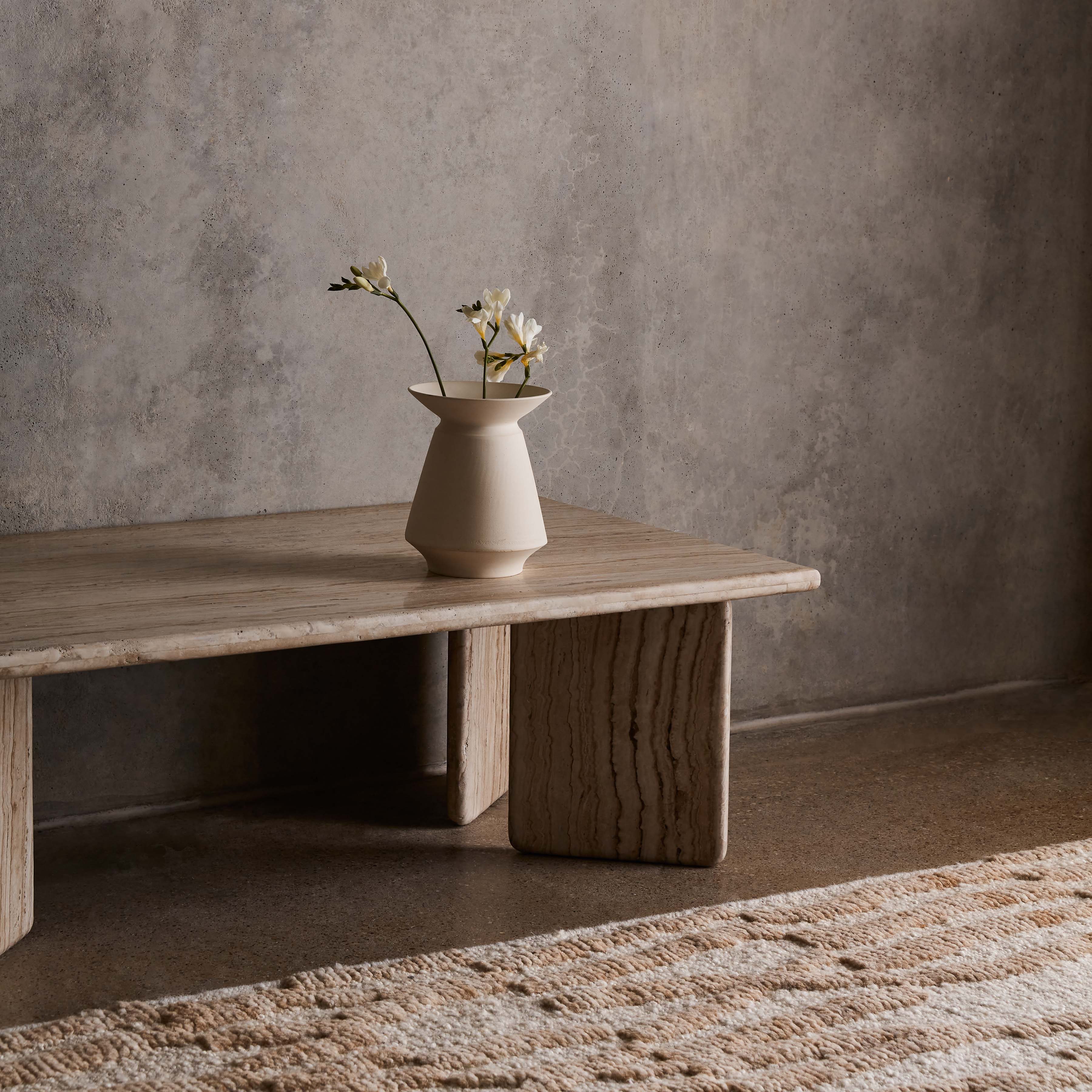 Amata Travertine Coffee Table - Image 11