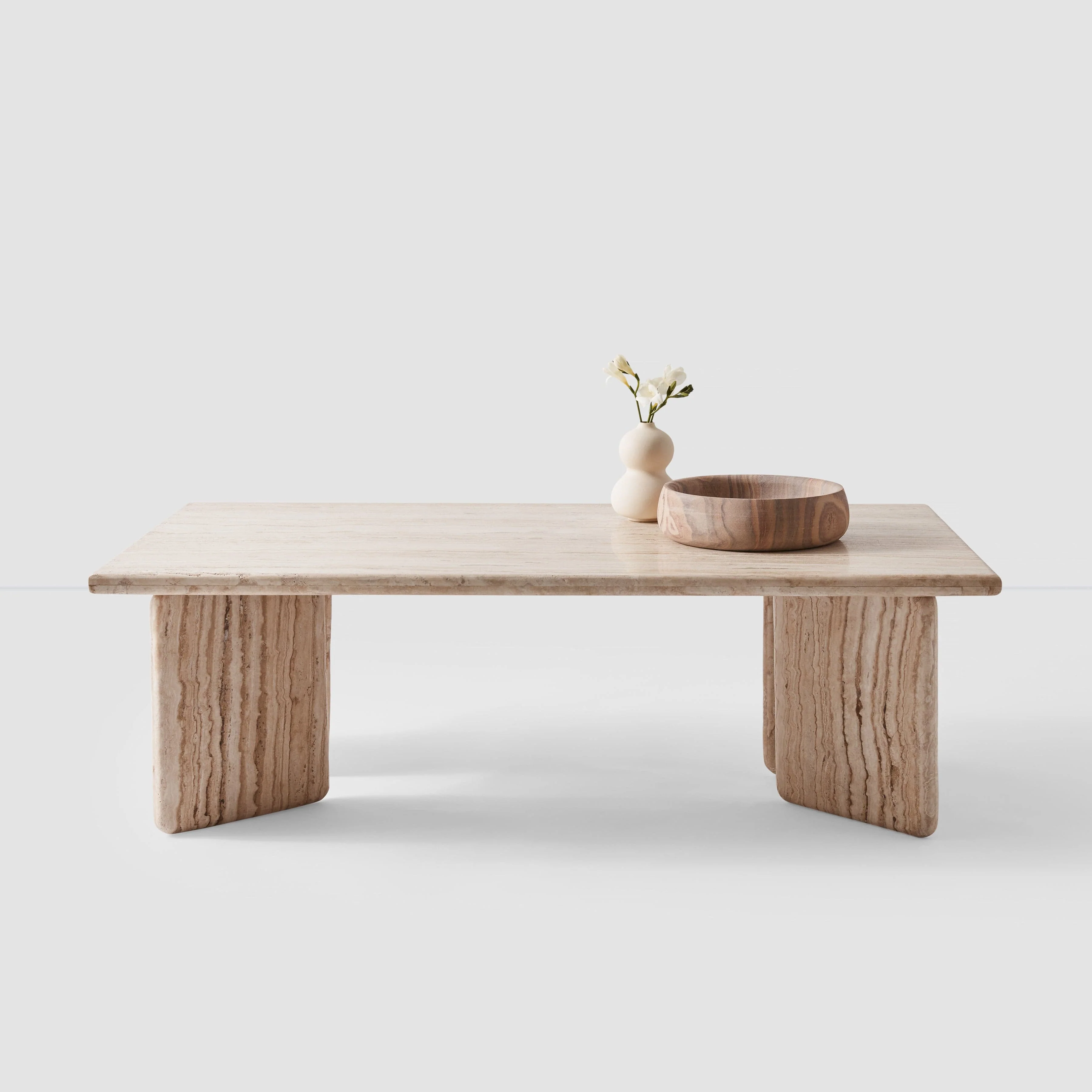 Amata Travertine Coffee Table - Image 3
