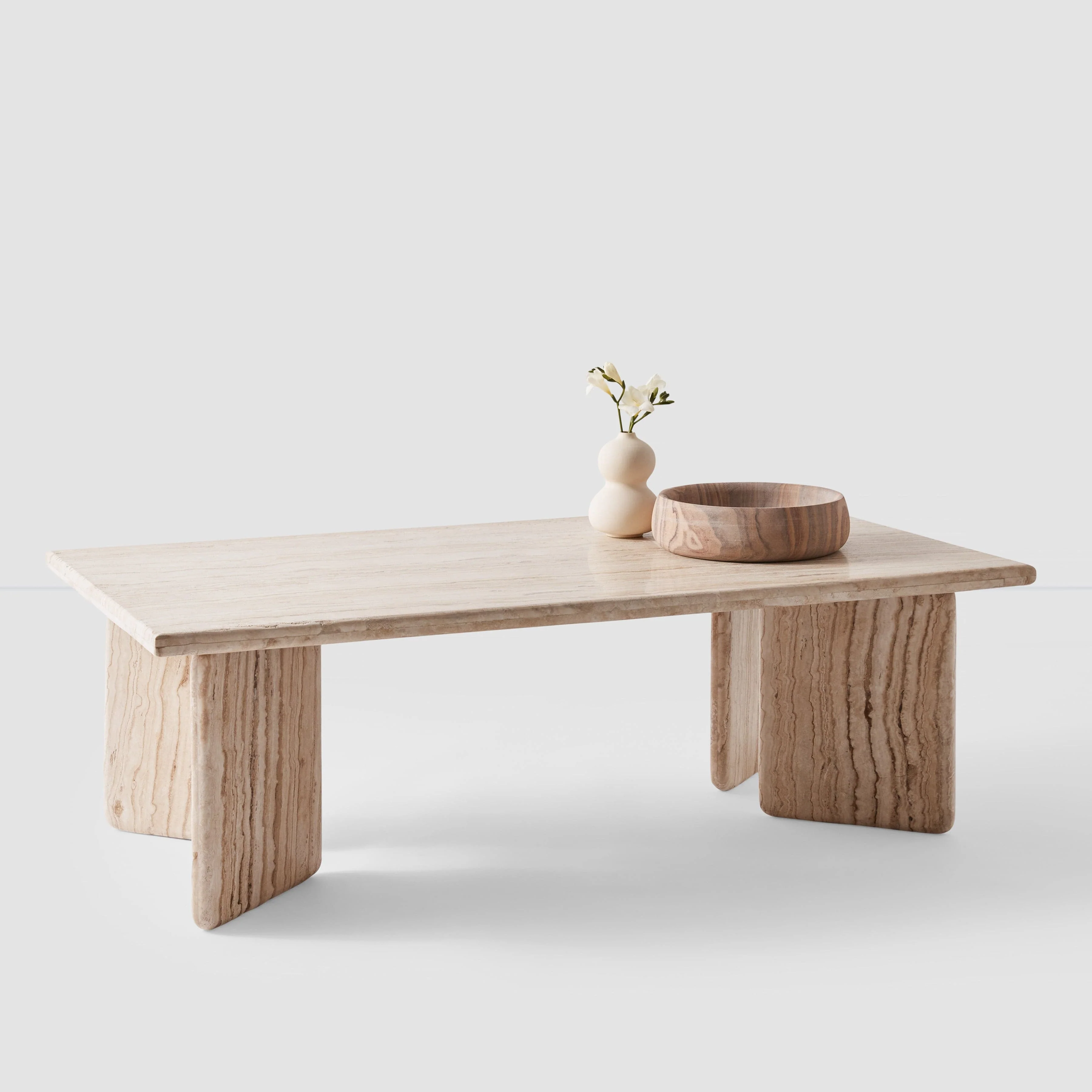 Amata Travertine Coffee Table - Image 5
