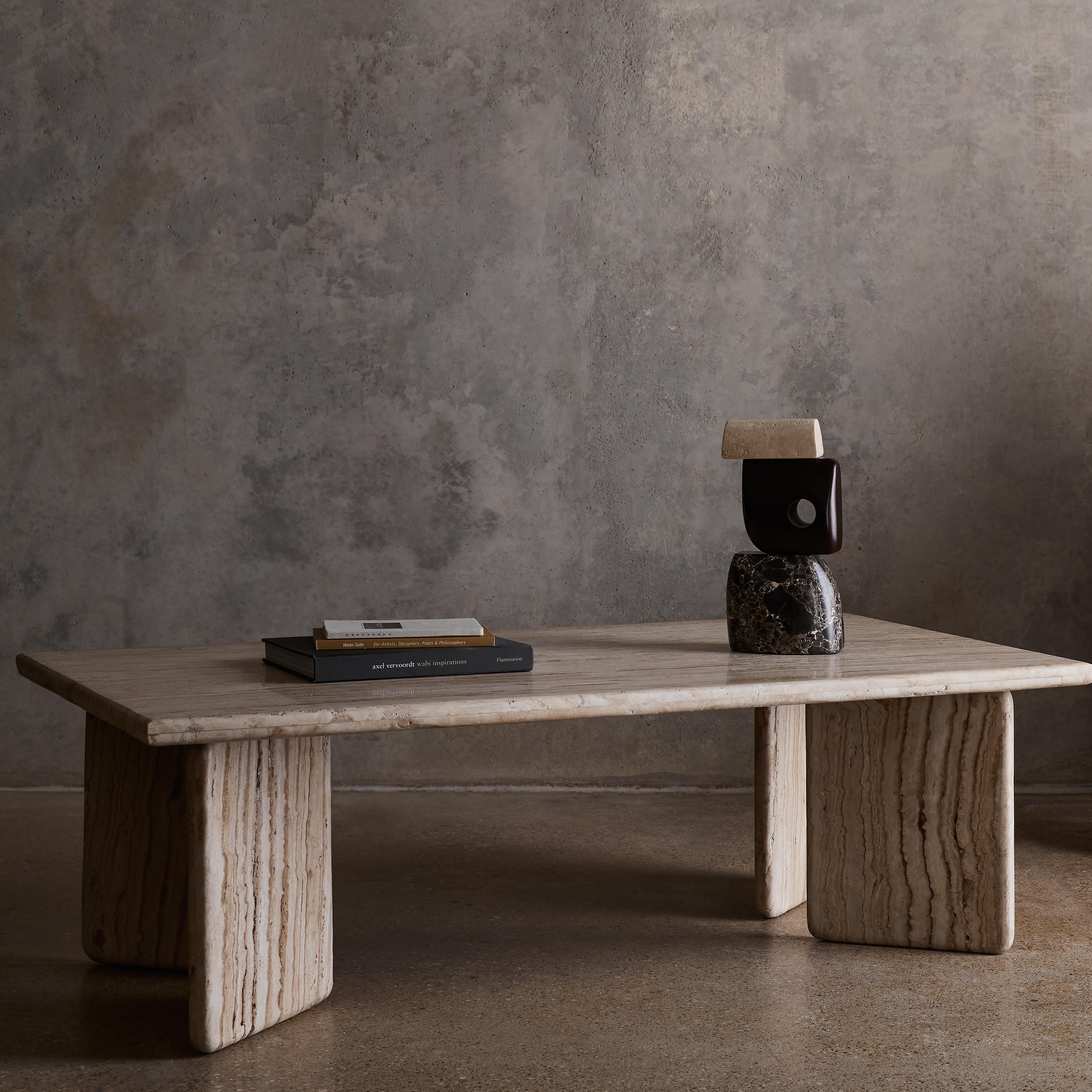 Amata Travertine Coffee Table - Image 6
