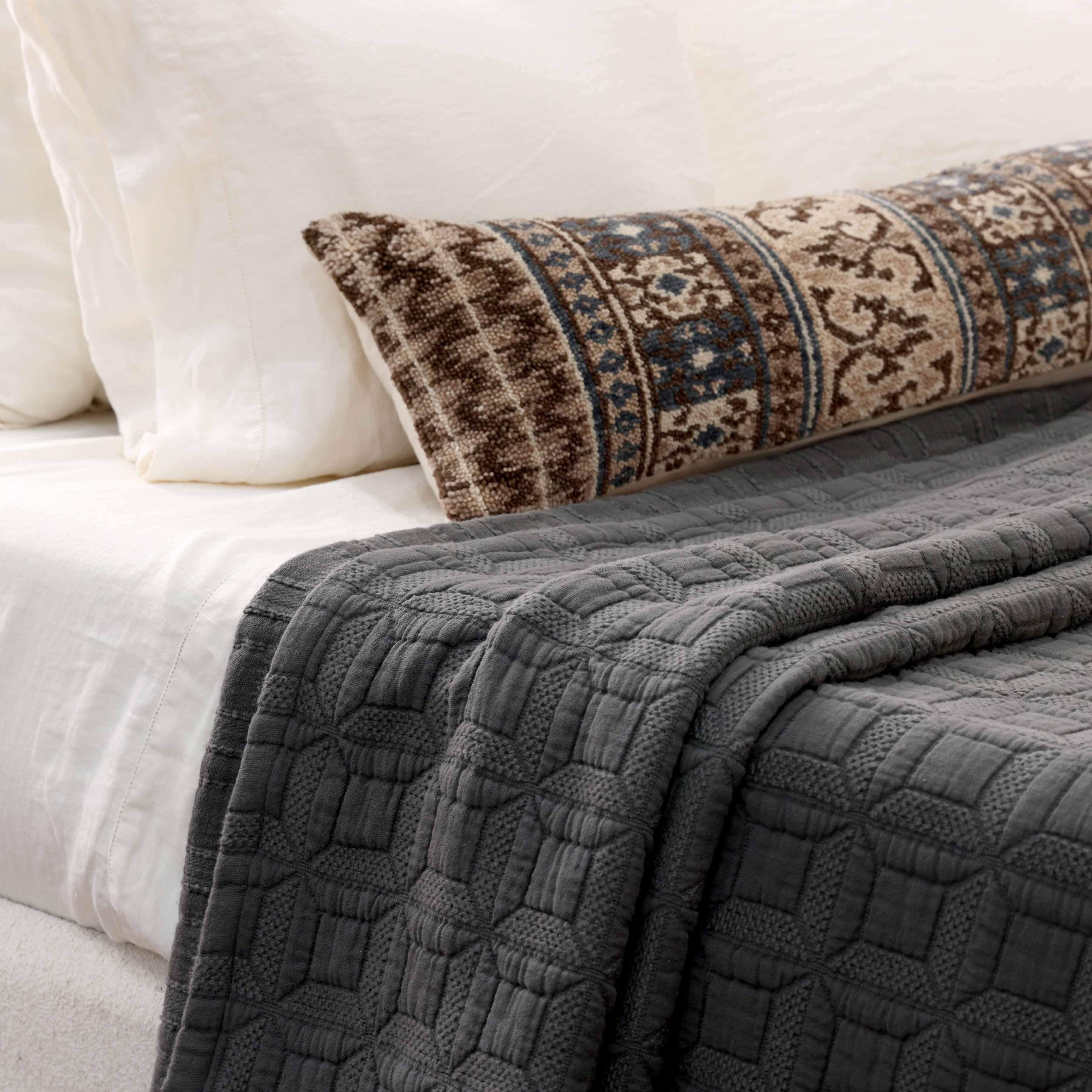 Ayla Organic Cotton Quilted Bed Blanket - Image 10