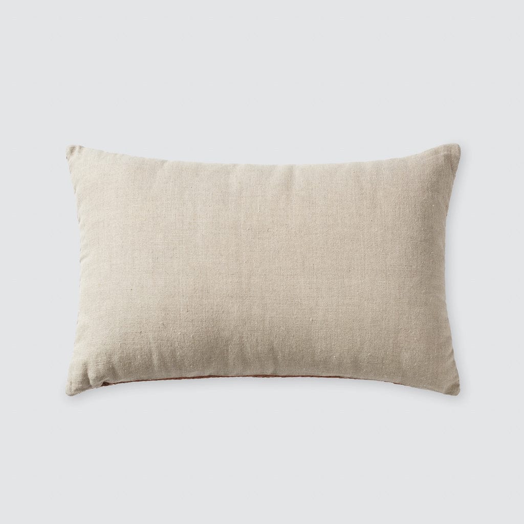 Dhara Leather Lumbar Pillow - Small - Image 6