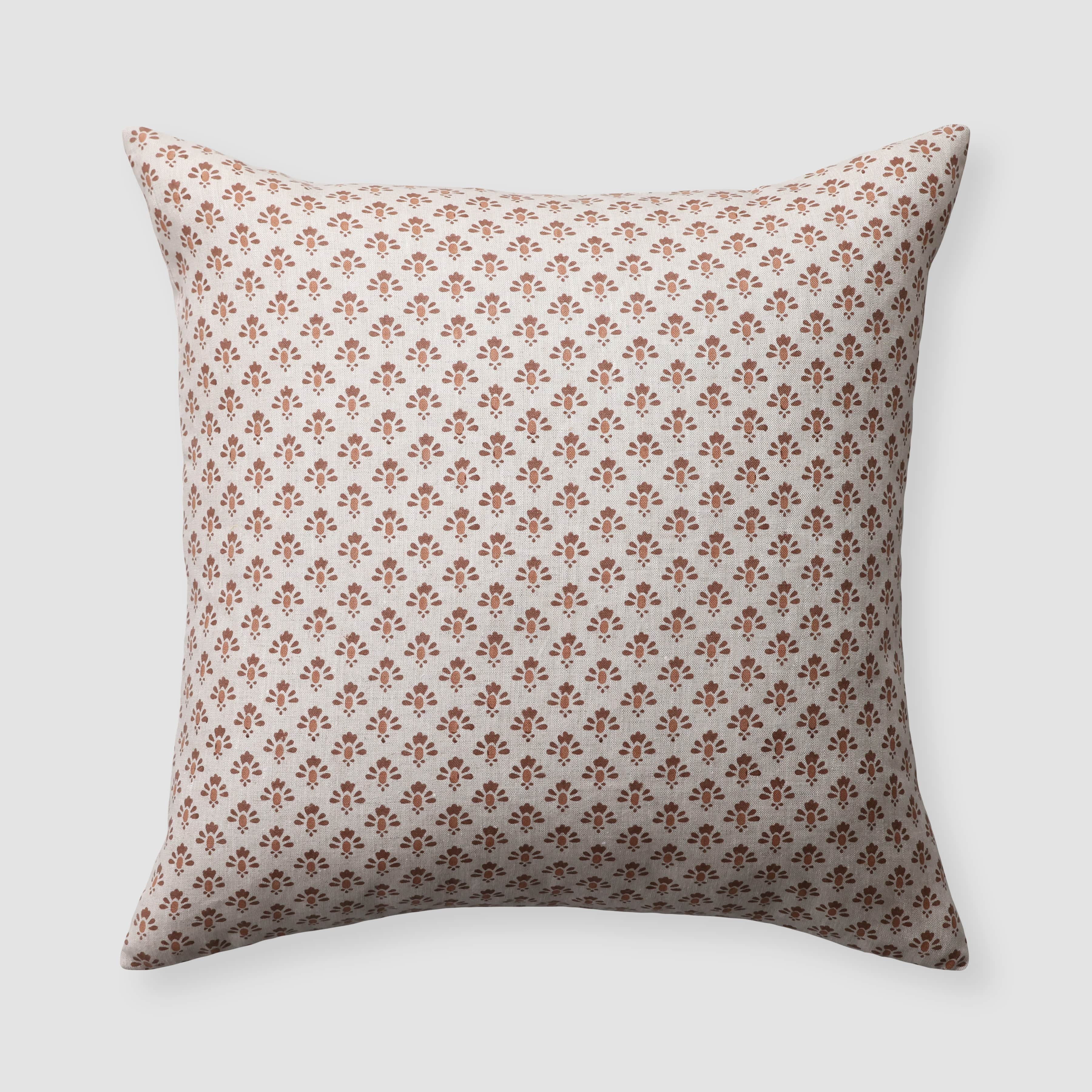 Elodie Block Print Pillow