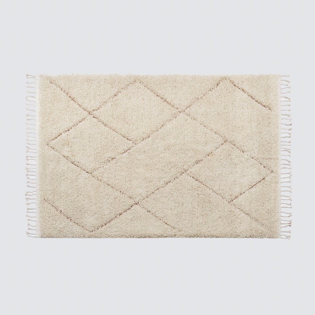 Khalida Hand-Knotted Beni Ourain Area Rug - Image 4