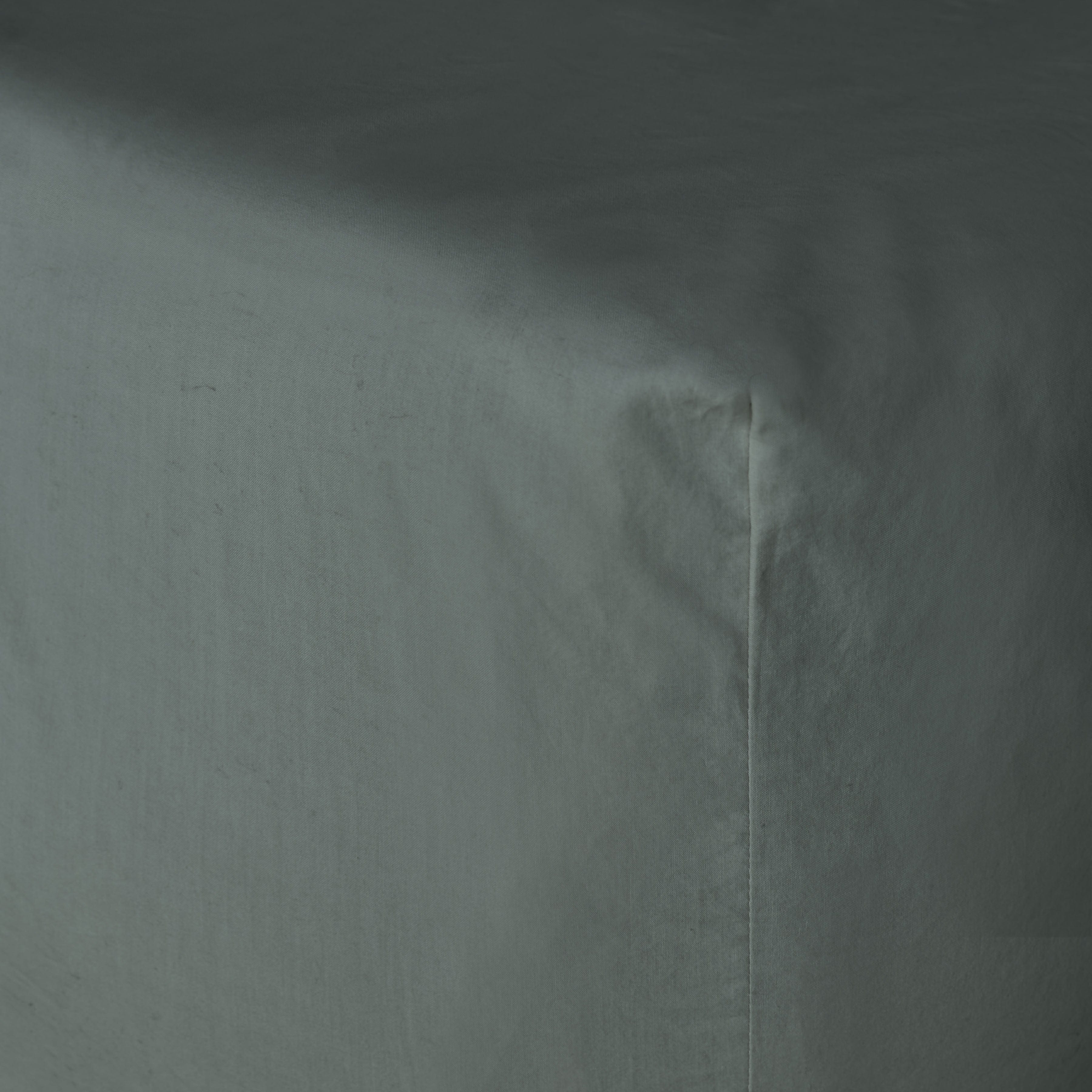 Stonewashed Organic Cotton Percale Fitted Sheet - Image 12