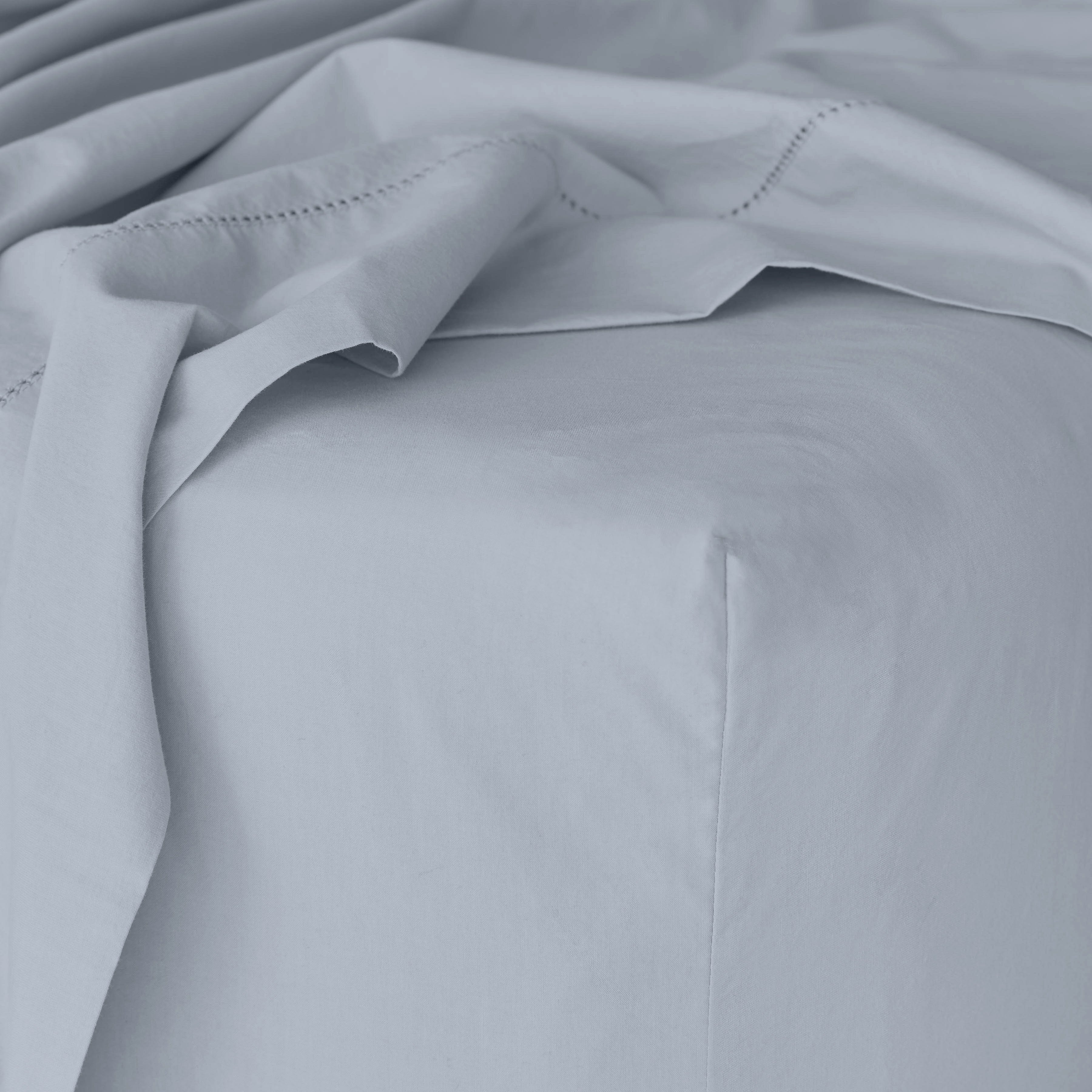 Stonewashed Organic Cotton Percale Fitted Sheet - Image 15