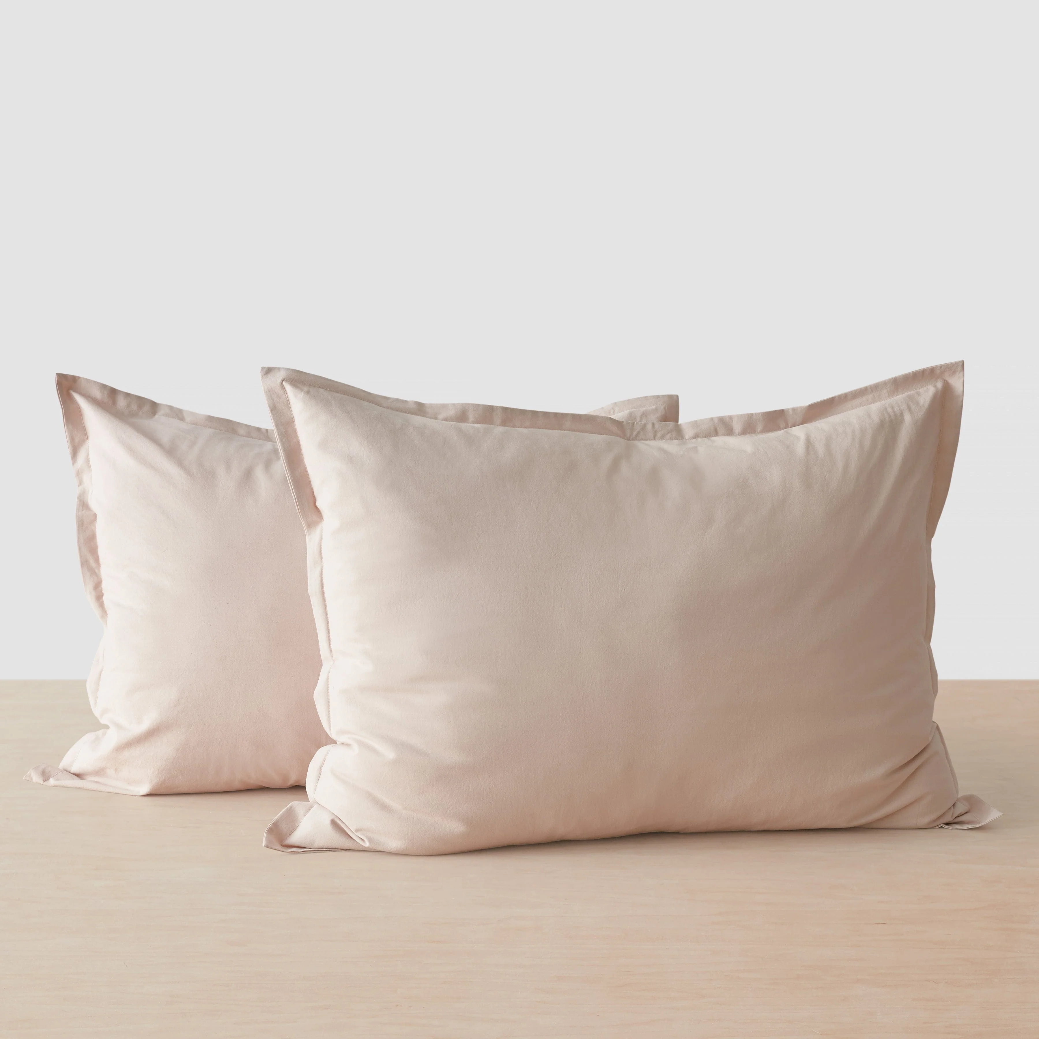 Stonewashed Organic Cotton Percale Shams - Image 15