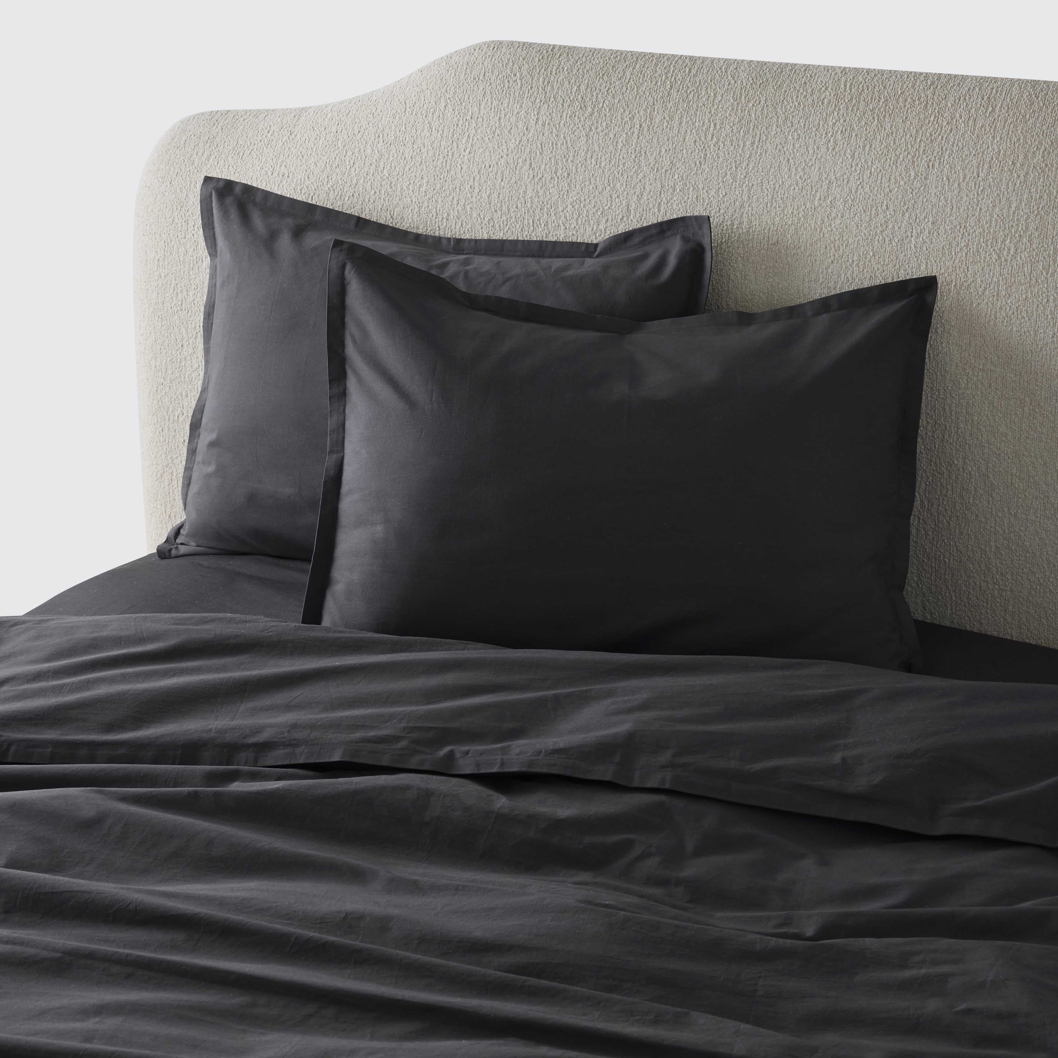 Stonewashed Organic Cotton Percale Duvet Cover - Image 58