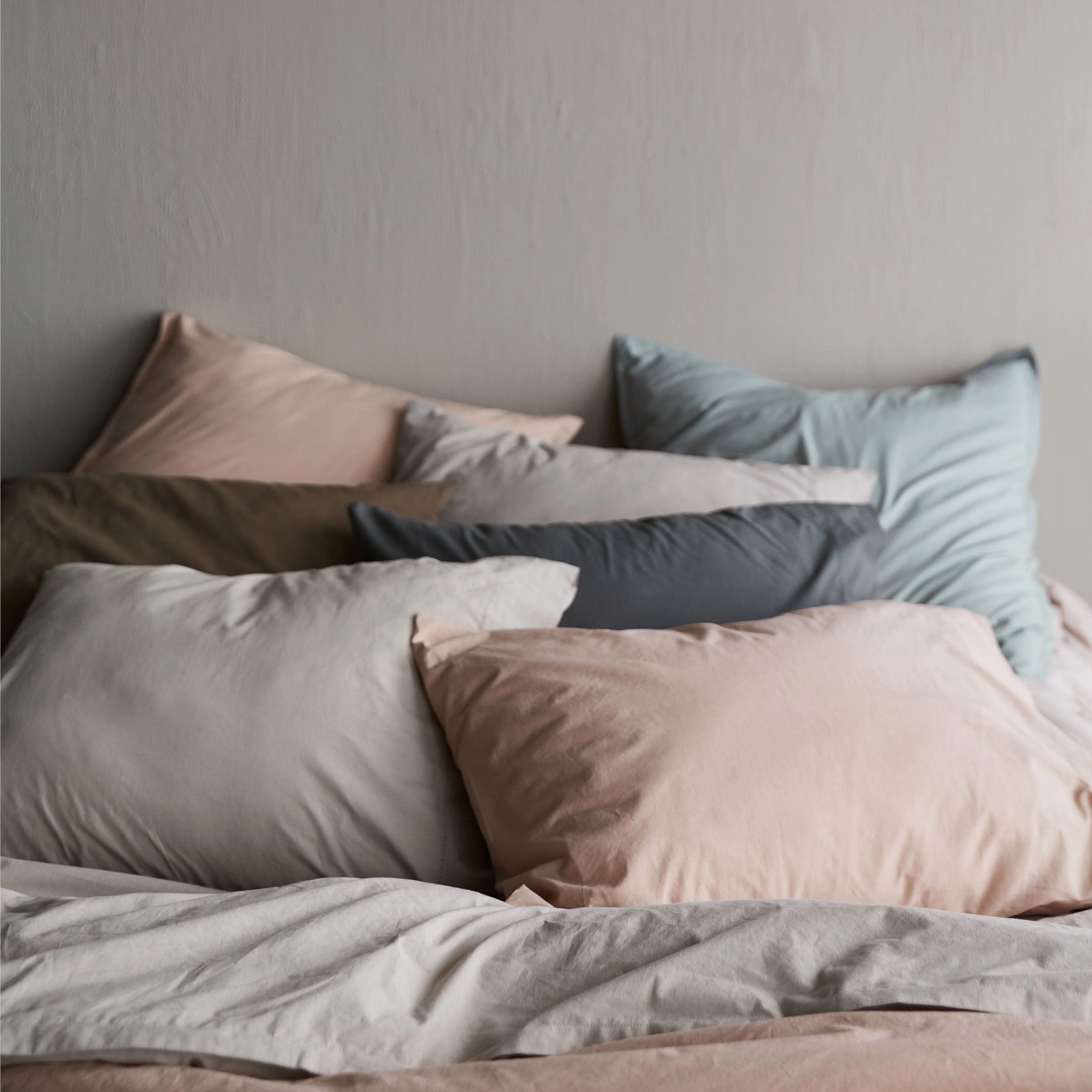 Stonewashed Organic Cotton Percale Pillowcases - Image 15