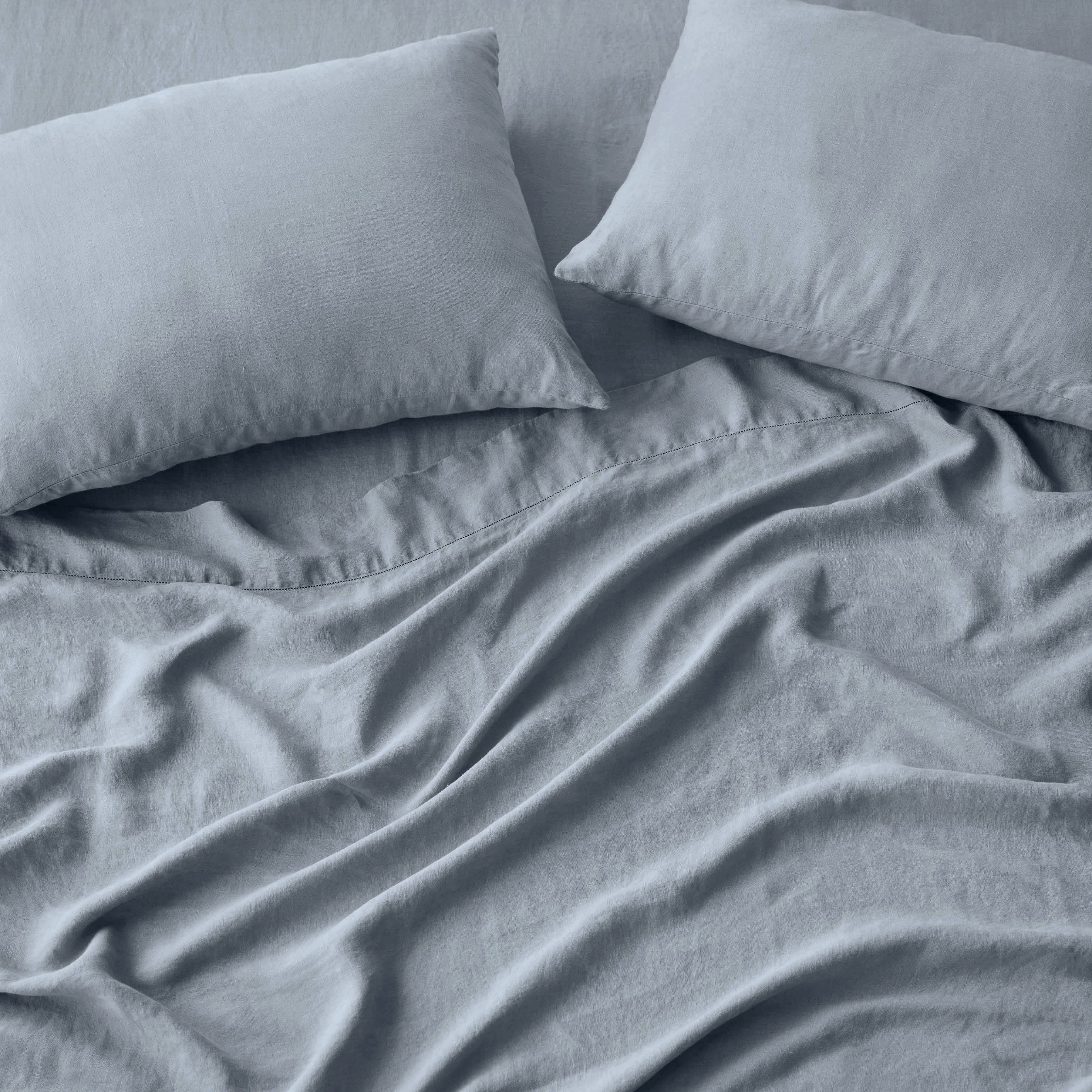 Stonewashed Organic Cotton Percale Pillowcases - Image 26