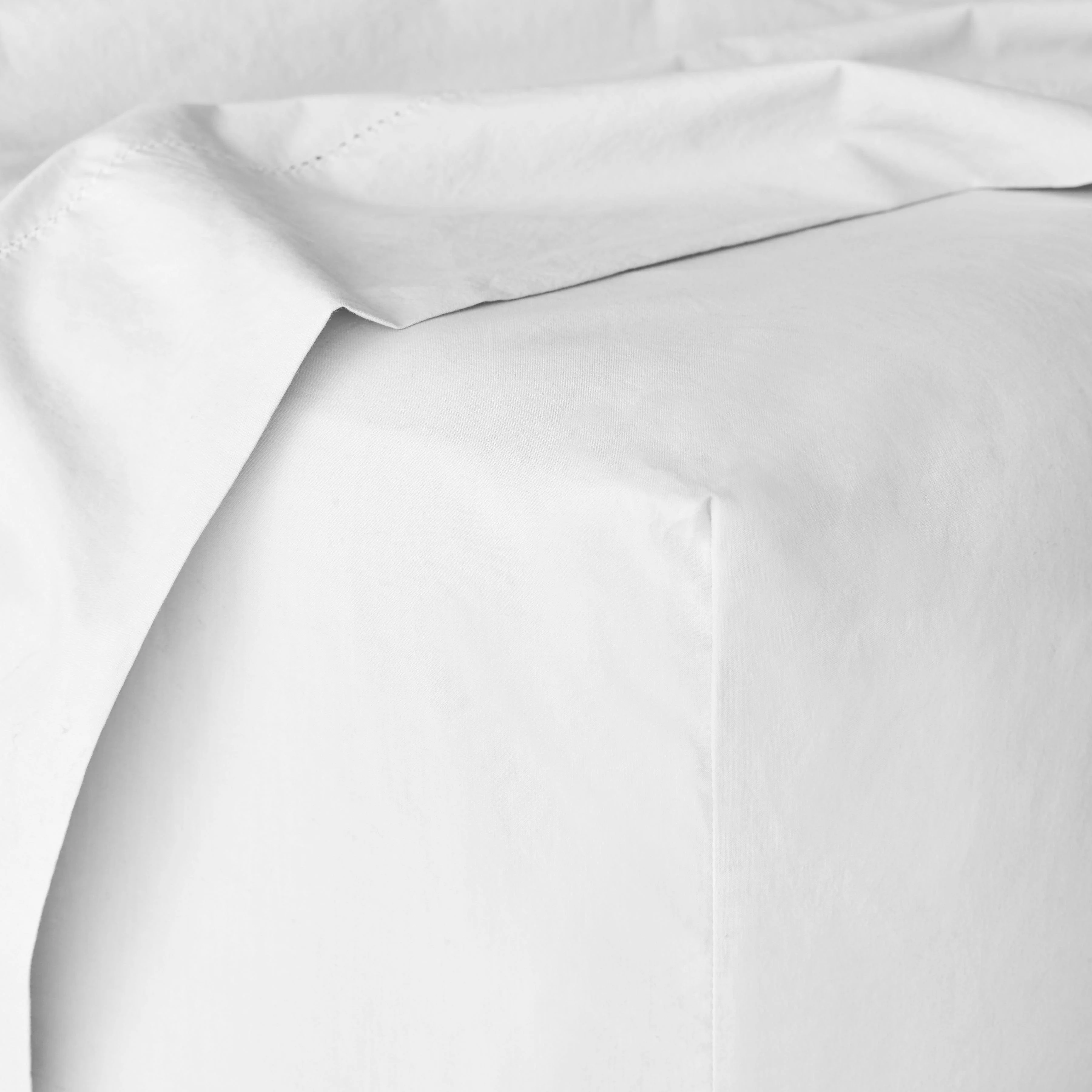 Stonewashed Organic Cotton Percale Sheet Set - Image 11