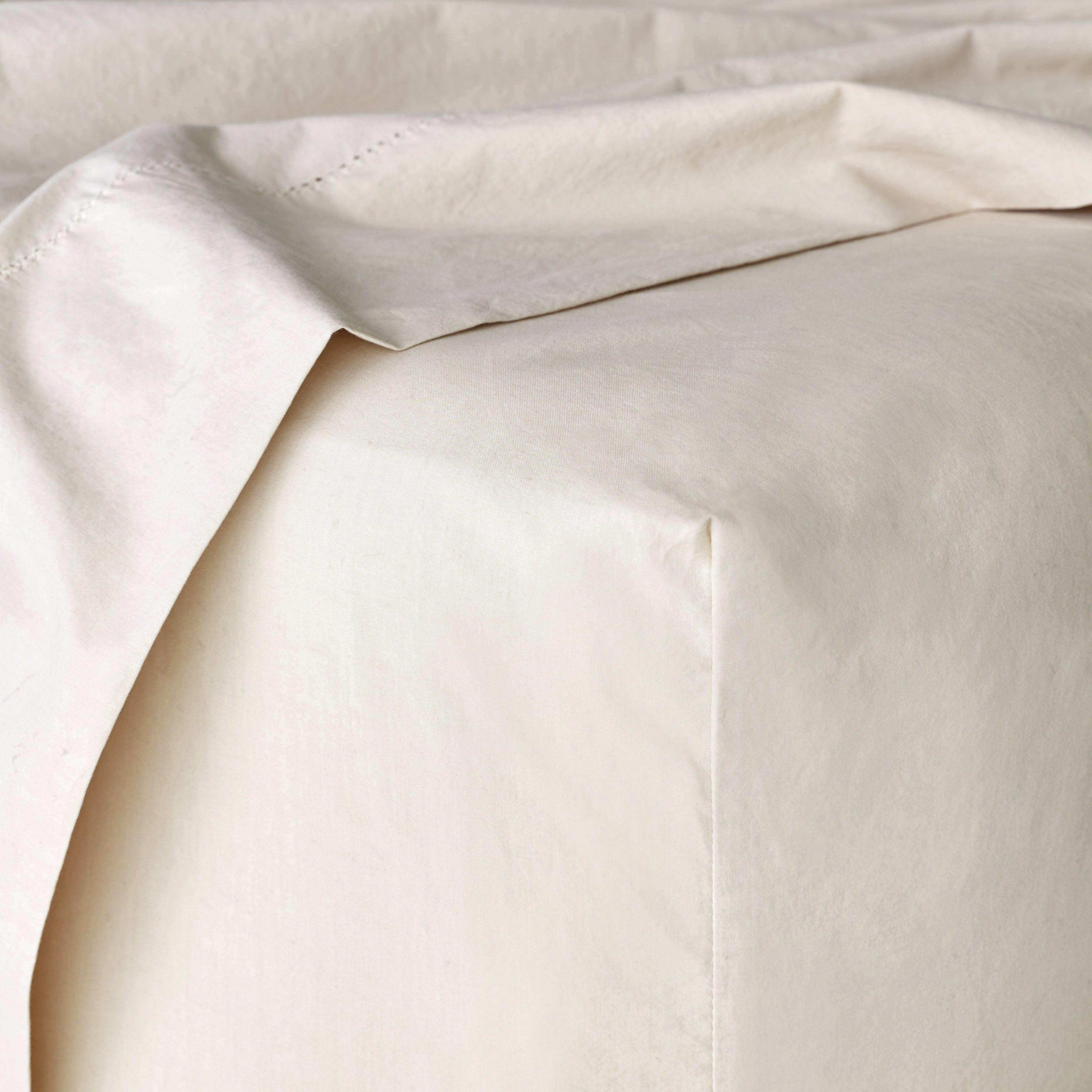 Stonewashed Organic Cotton Percale Sheet Set - Image 16