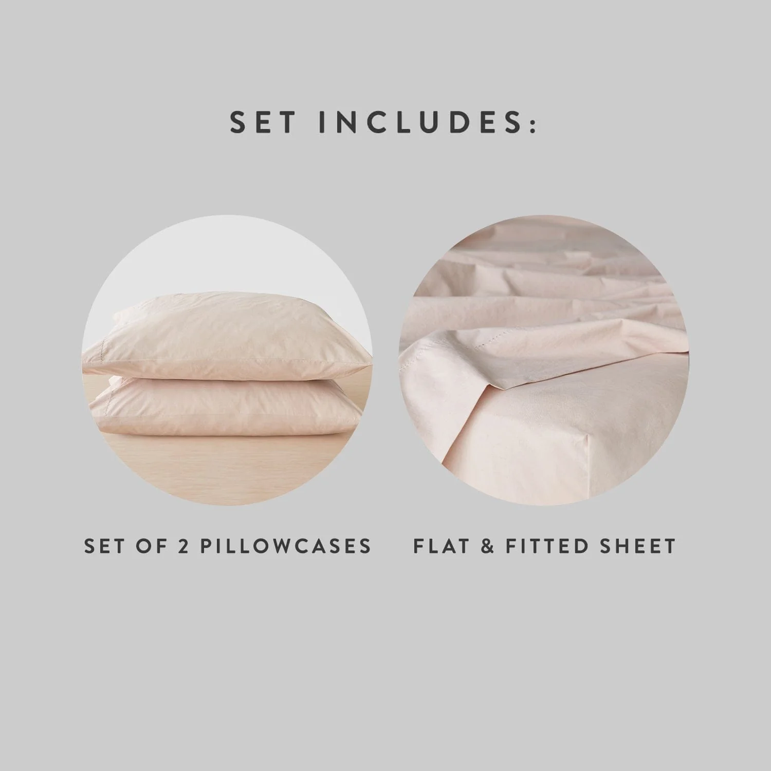 Stonewashed Organic Cotton Percale Sheet Set - Image 24