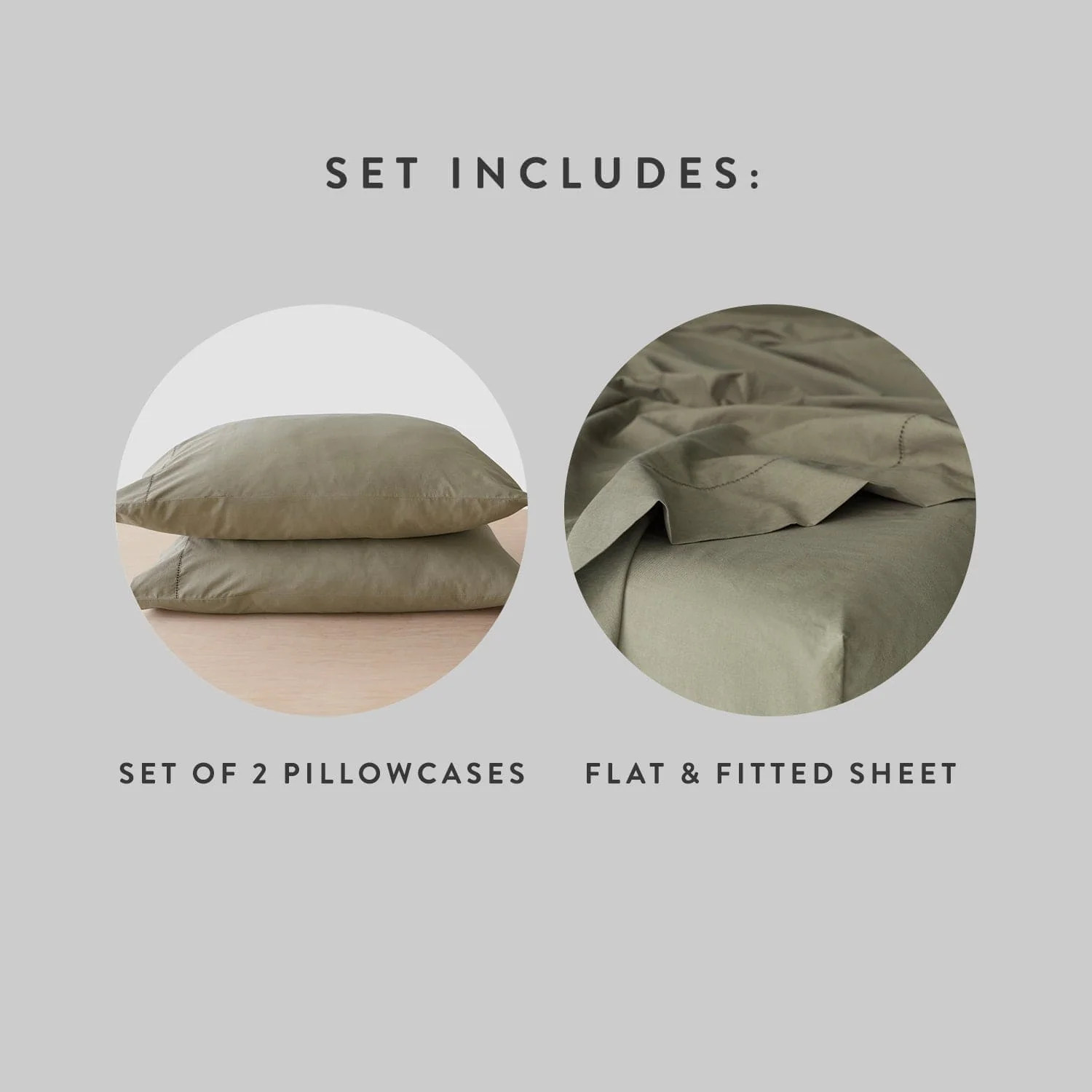 Stonewashed Organic Cotton Percale Sheet Set - Image 5