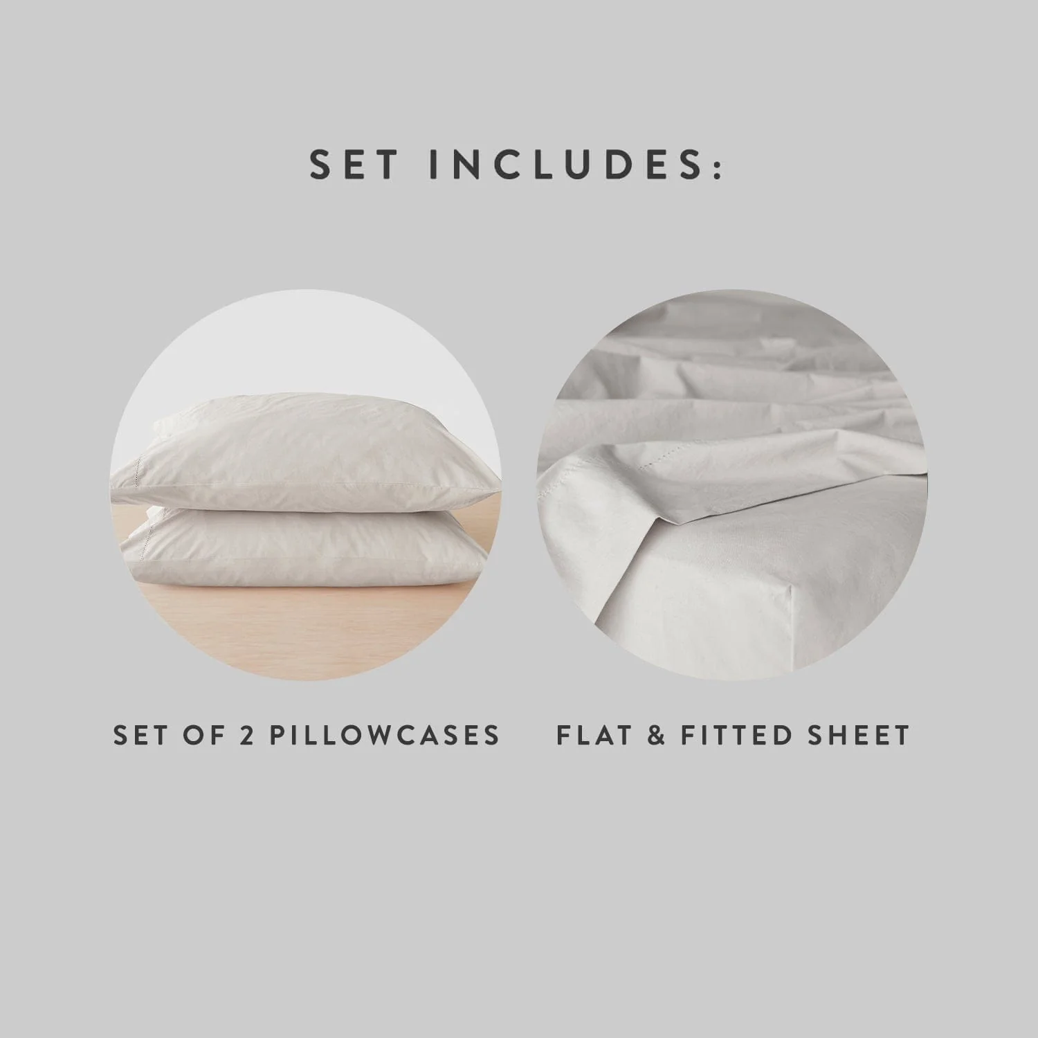 Stonewashed Organic Cotton Percale Sheet Set - Image 8
