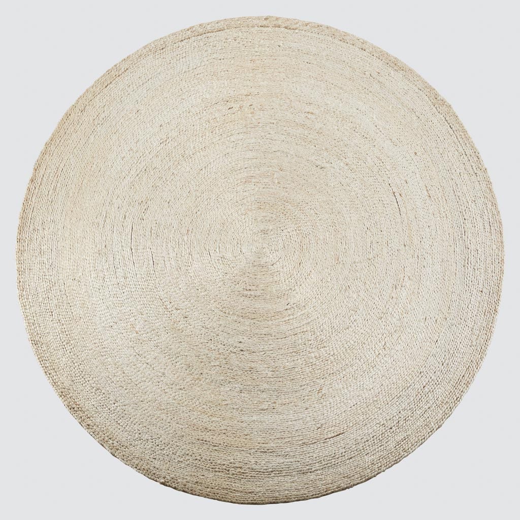 Rassi Handwoven Round Jute Area Rug - Image 6