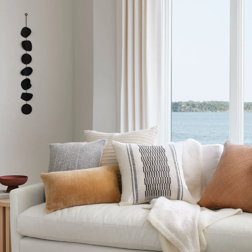 Sheepskin Lumbar Pillow - Tan - Image 6