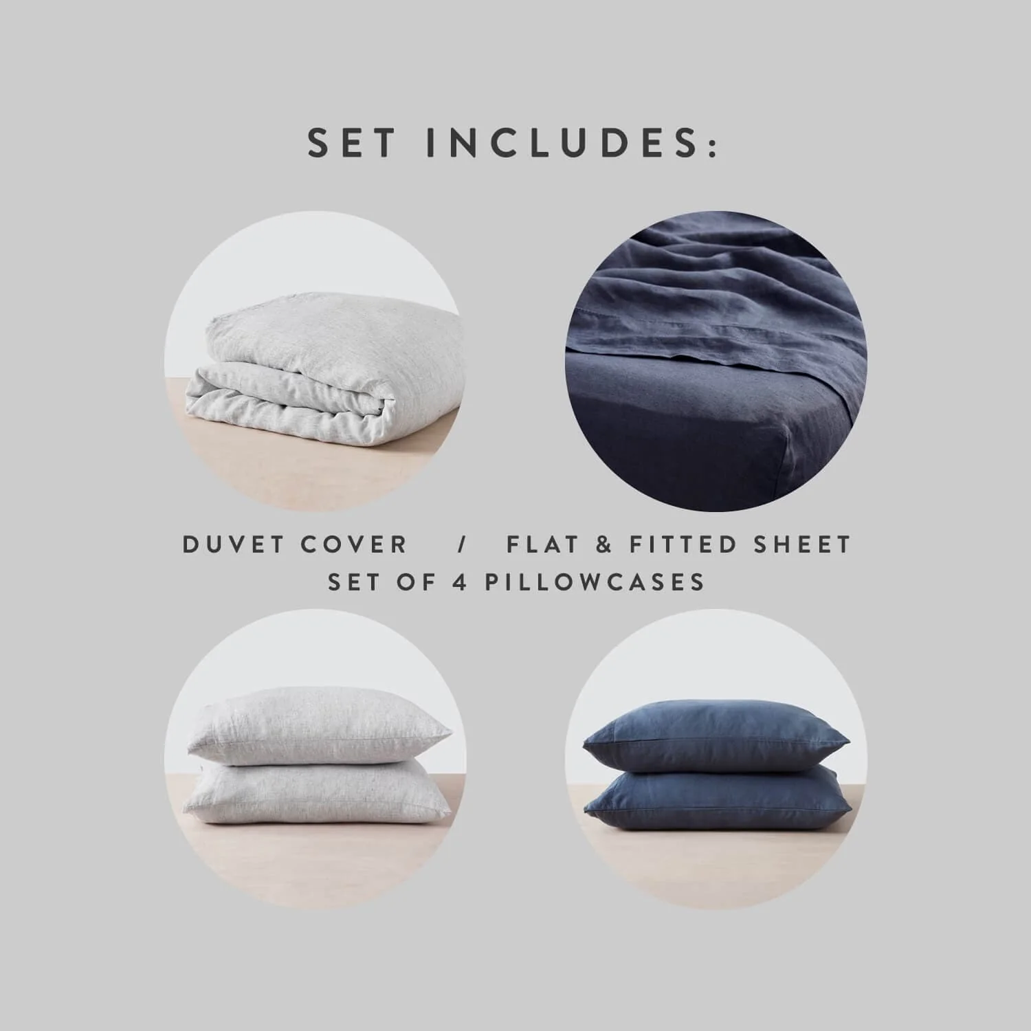 Stonewashed Linen Curated Bed Bundle - Image 36