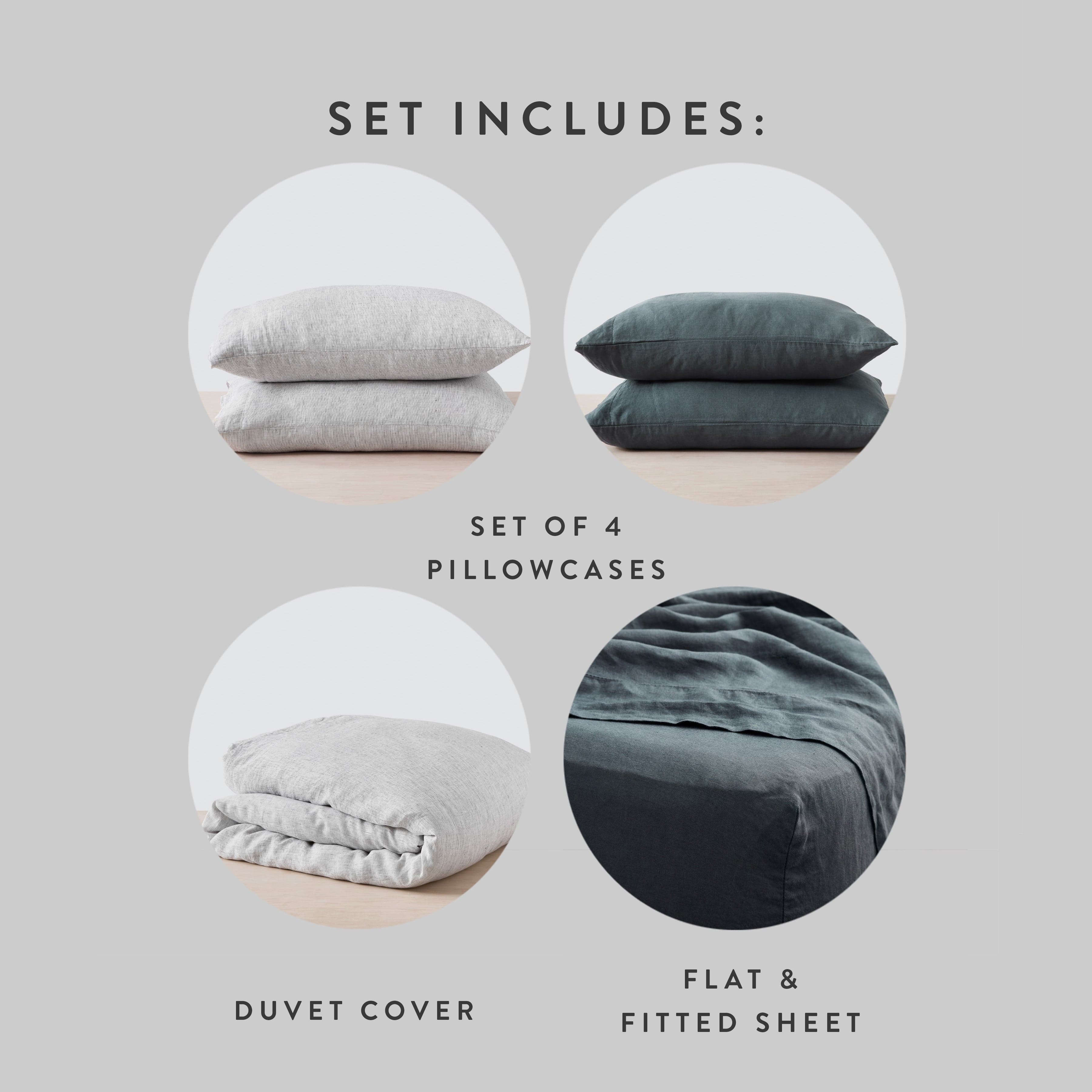Stonewashed Linen Curated Bed Bundle - Image 53