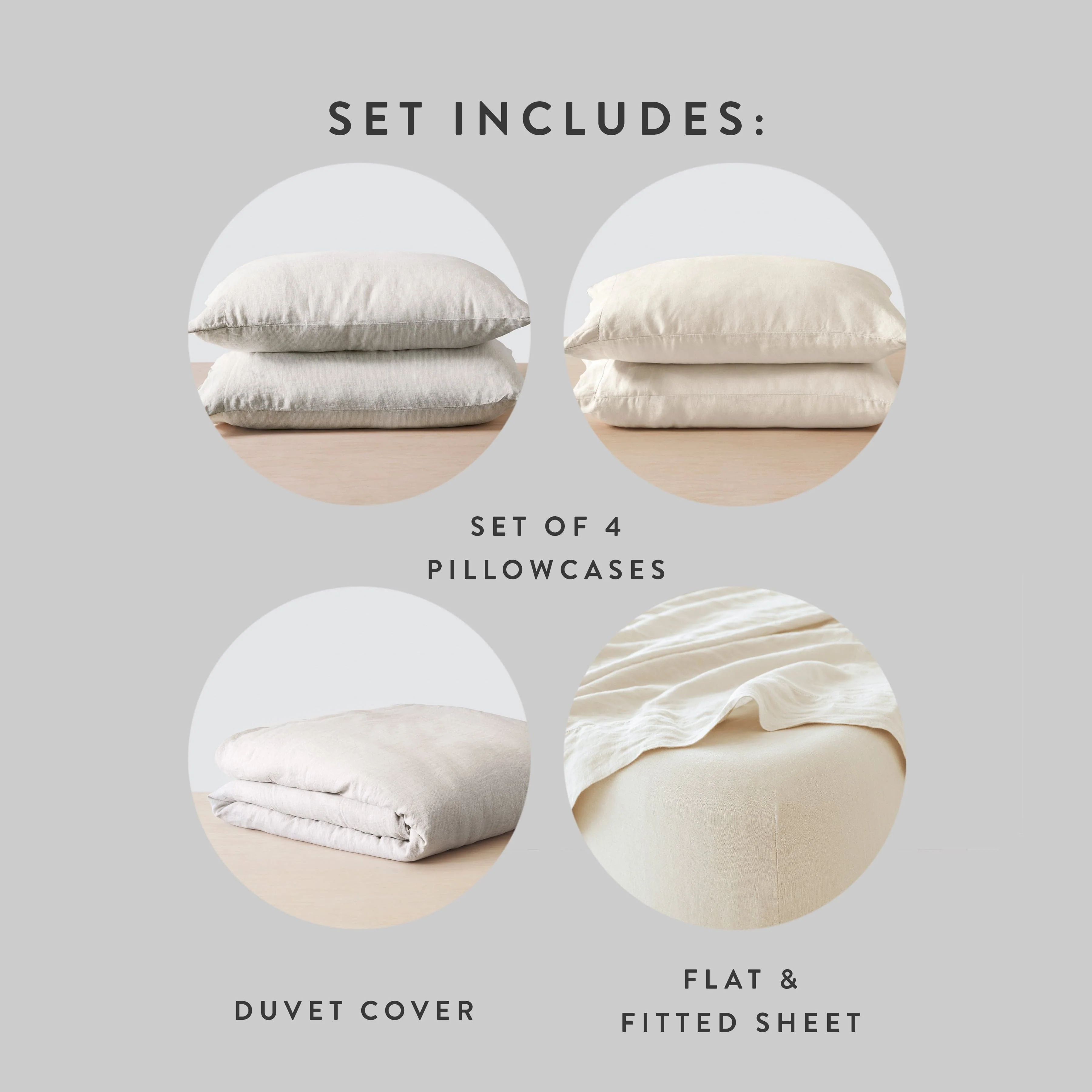 Stonewashed Linen Curated Bed Bundle - Image 61