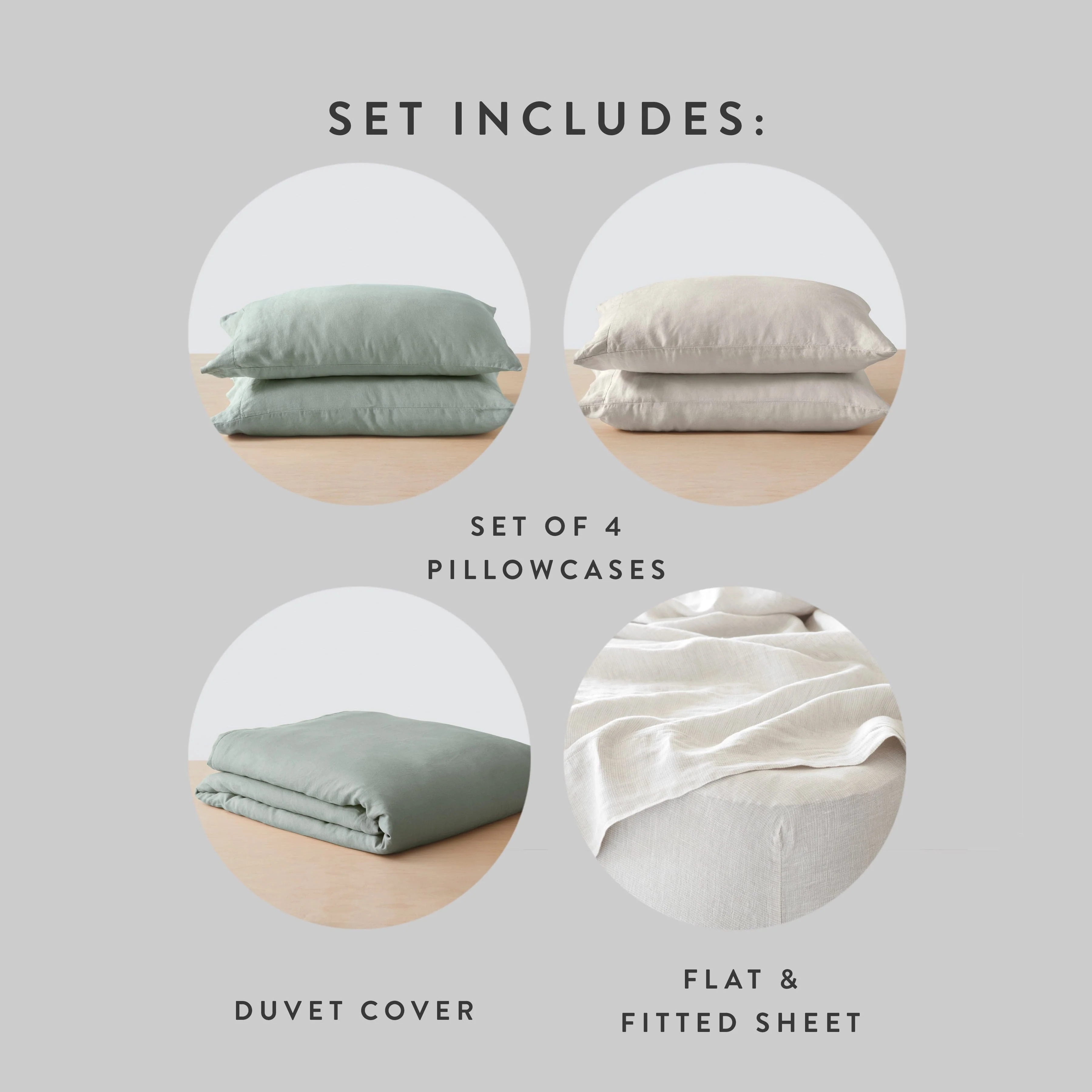 Stonewashed Linen Curated Bed Bundle - Image 69