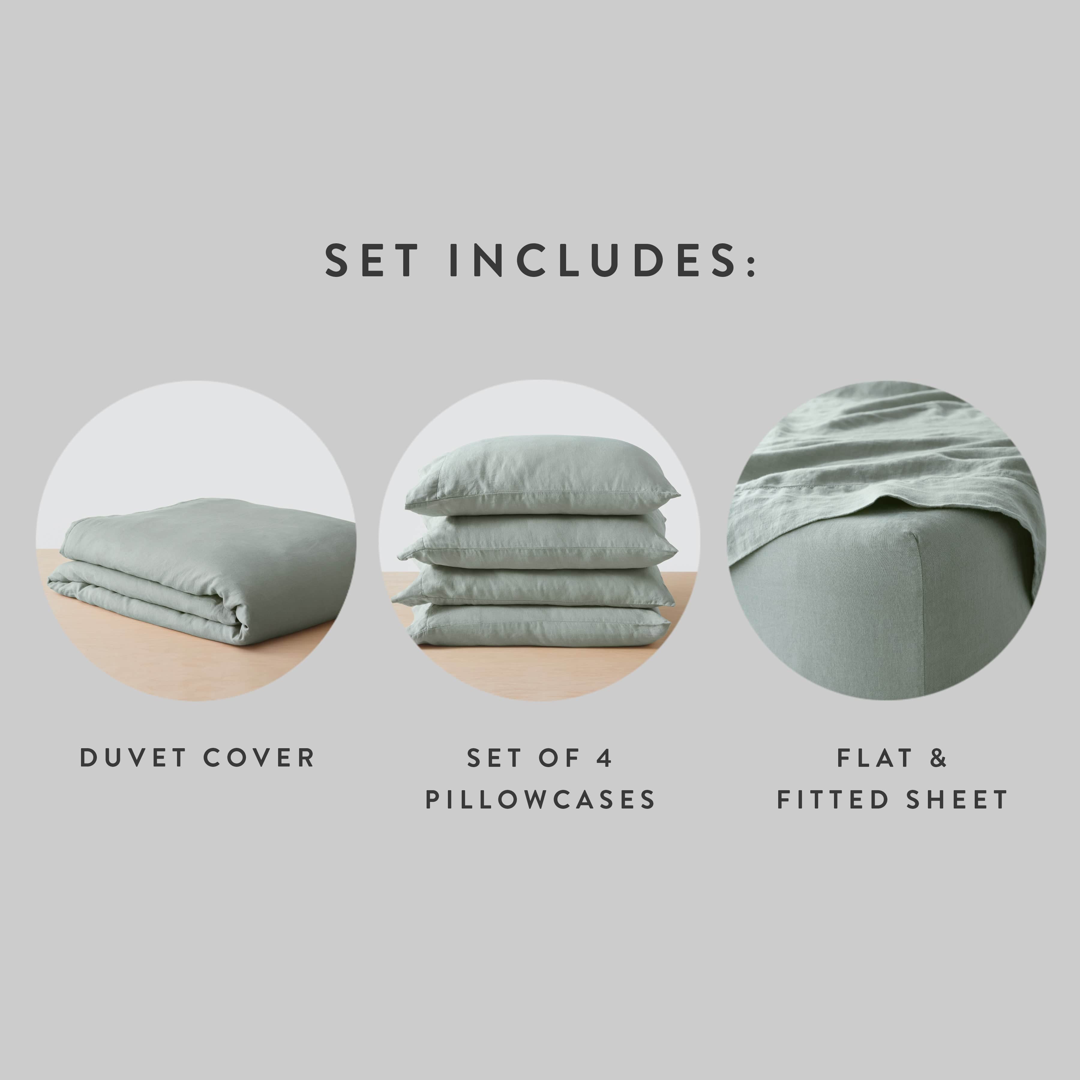 Stonewashed Linen Bed Bundle - Image 111