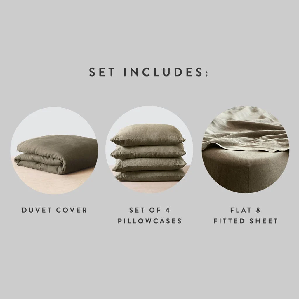 Stonewashed Linen Bed Bundle - Image 52