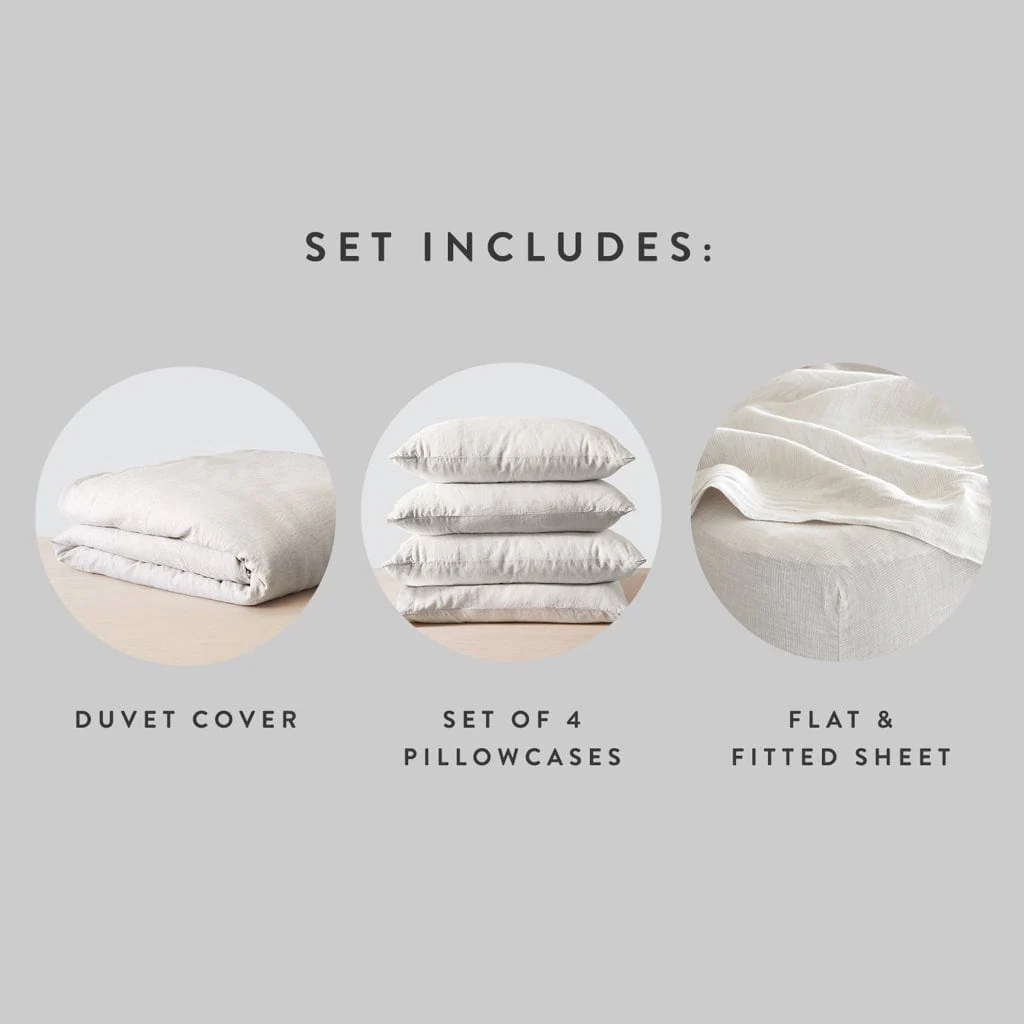 Stonewashed Linen Bed Bundle - Image 63