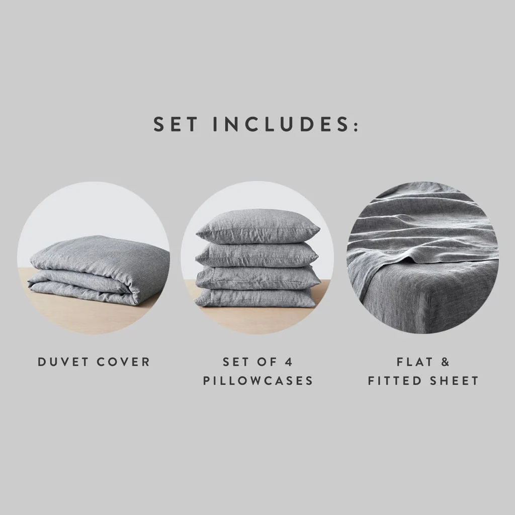Stonewashed Linen Bed Bundle - Image 7