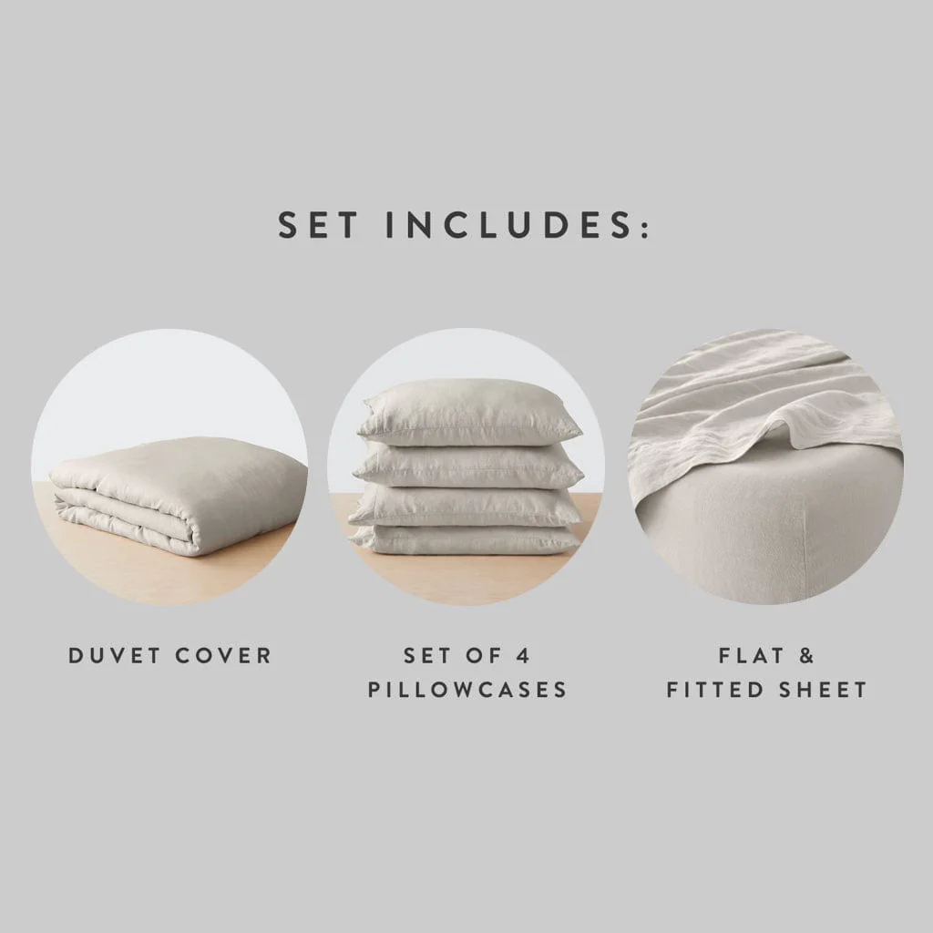 Stonewashed Linen Bed Bundle - Image 76