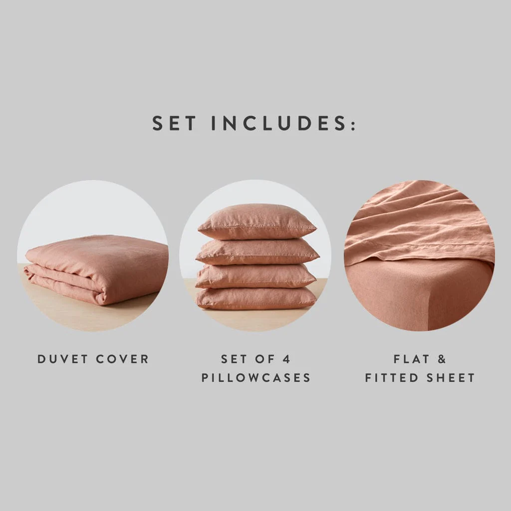 Stonewashed Linen Bed Bundle - Image 87