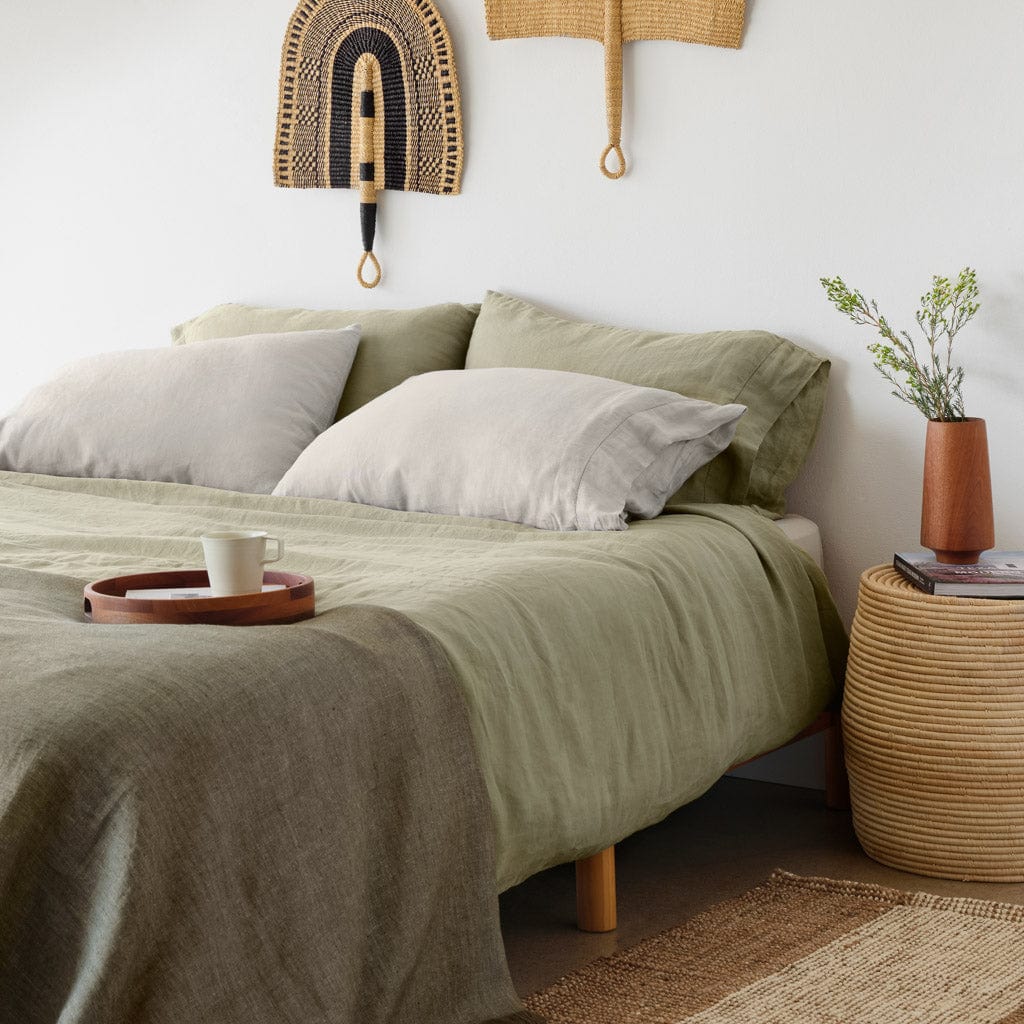 Stonewashed Linen Duvet Cover - Image 43