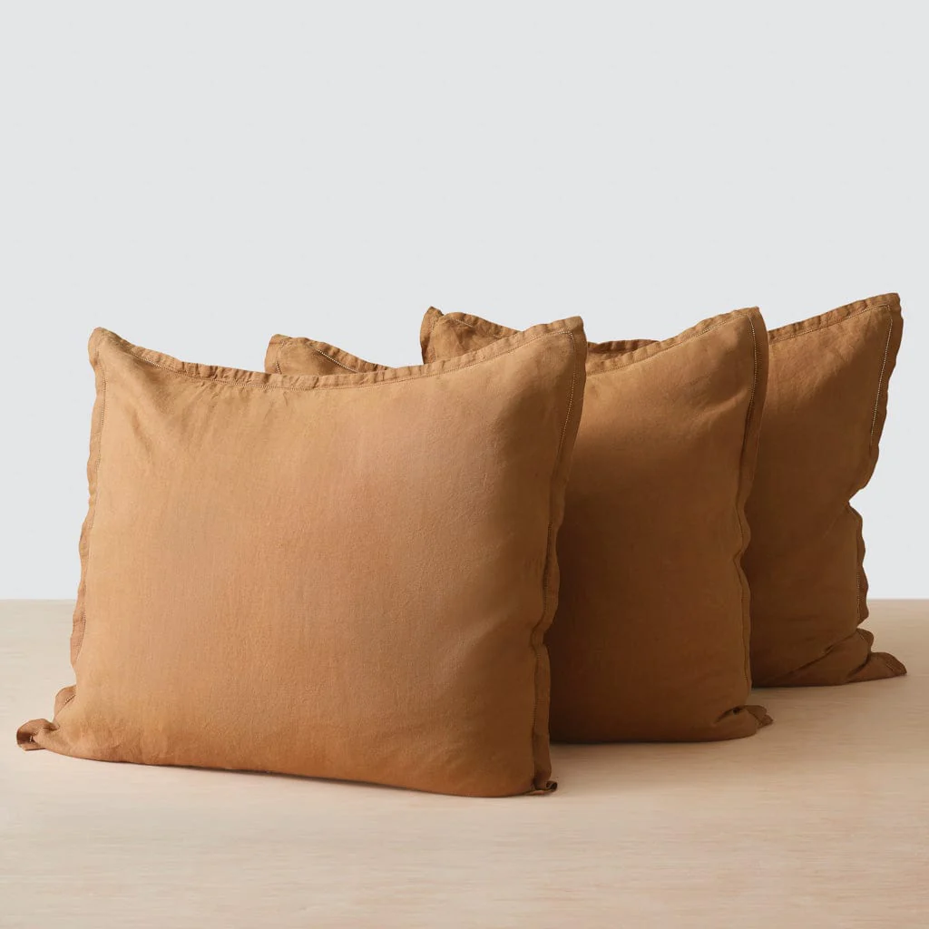 Stonewashed Linen Euro Shams - Image 6