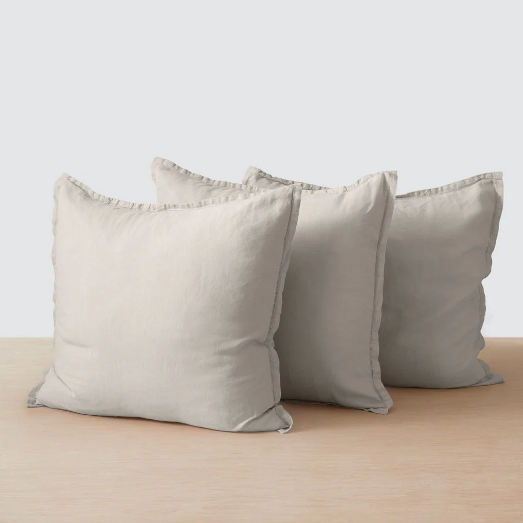 Stonewashed Linen Euro Shams - Image 11