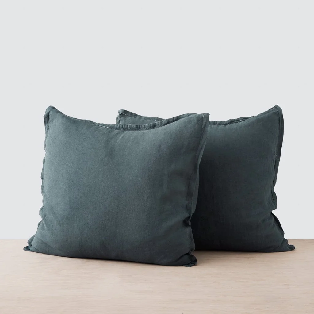 Stonewashed Linen Euro Shams - Image 15