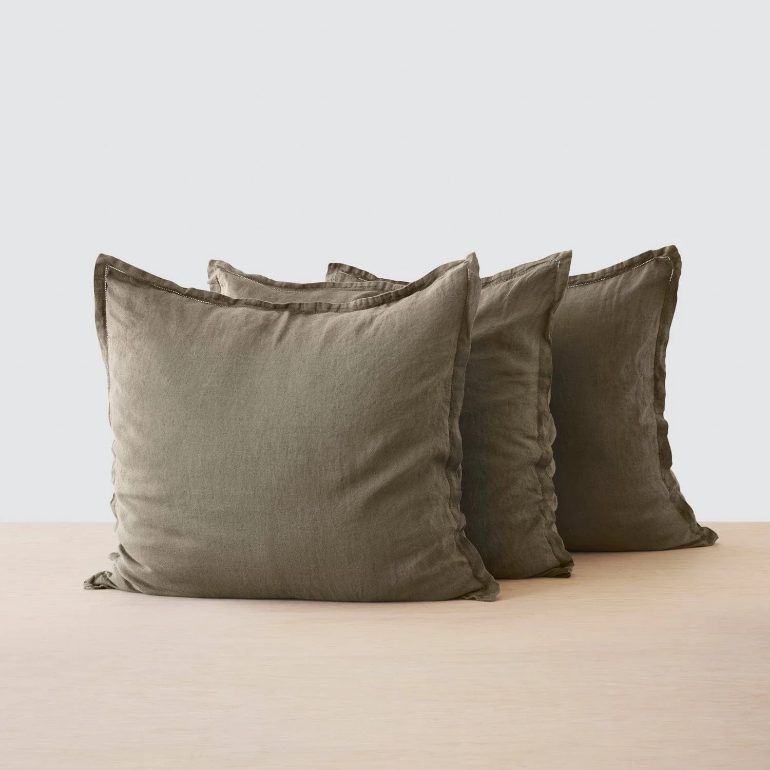 Stonewashed Linen Euro Shams - Image 37