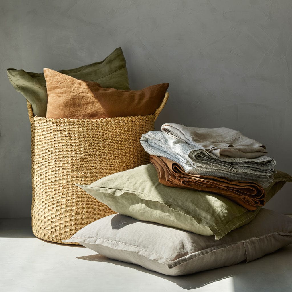Stonewashed Linen Euro Shams - Image 45