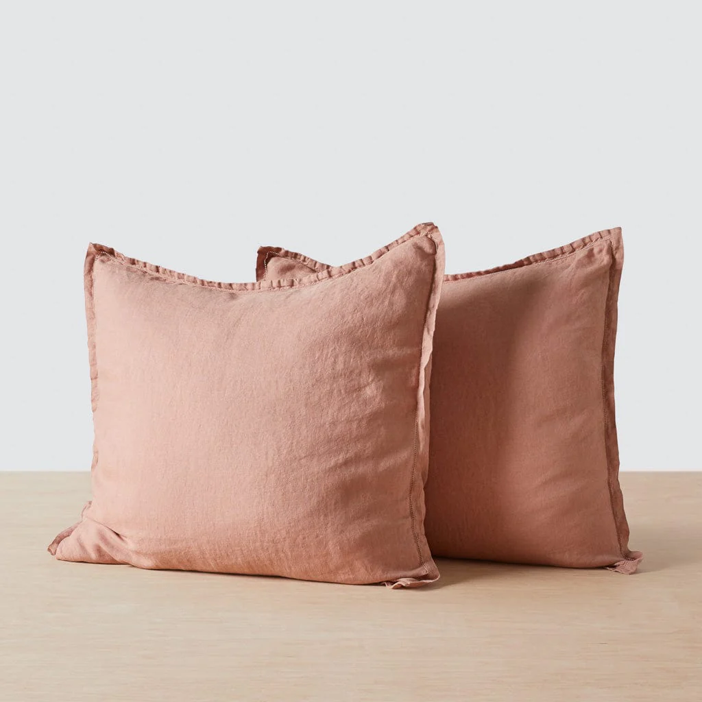 Stonewashed Linen Euro Shams - Image 46