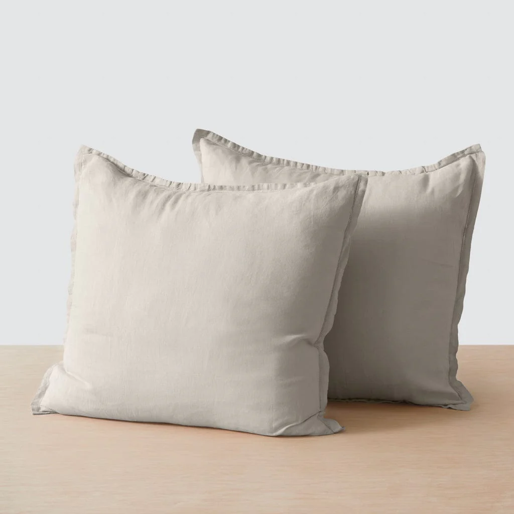 Stonewashed Linen Euro Shams - Image 9