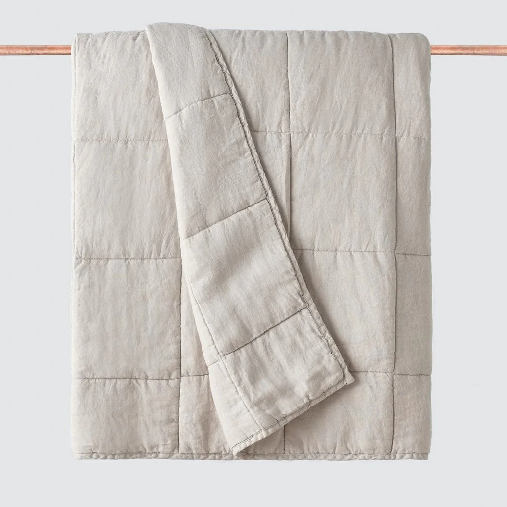 Stonewashed Linen Quilt - Image 26