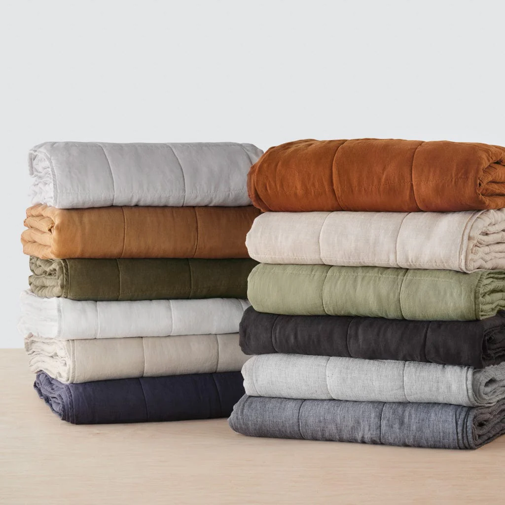 Stonewashed Linen Quilt - Image 70