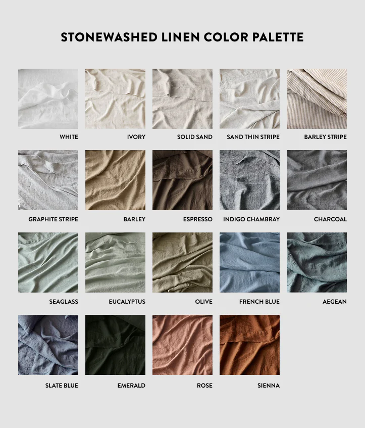 Stonewashed Linen Pillowcases - Image 147