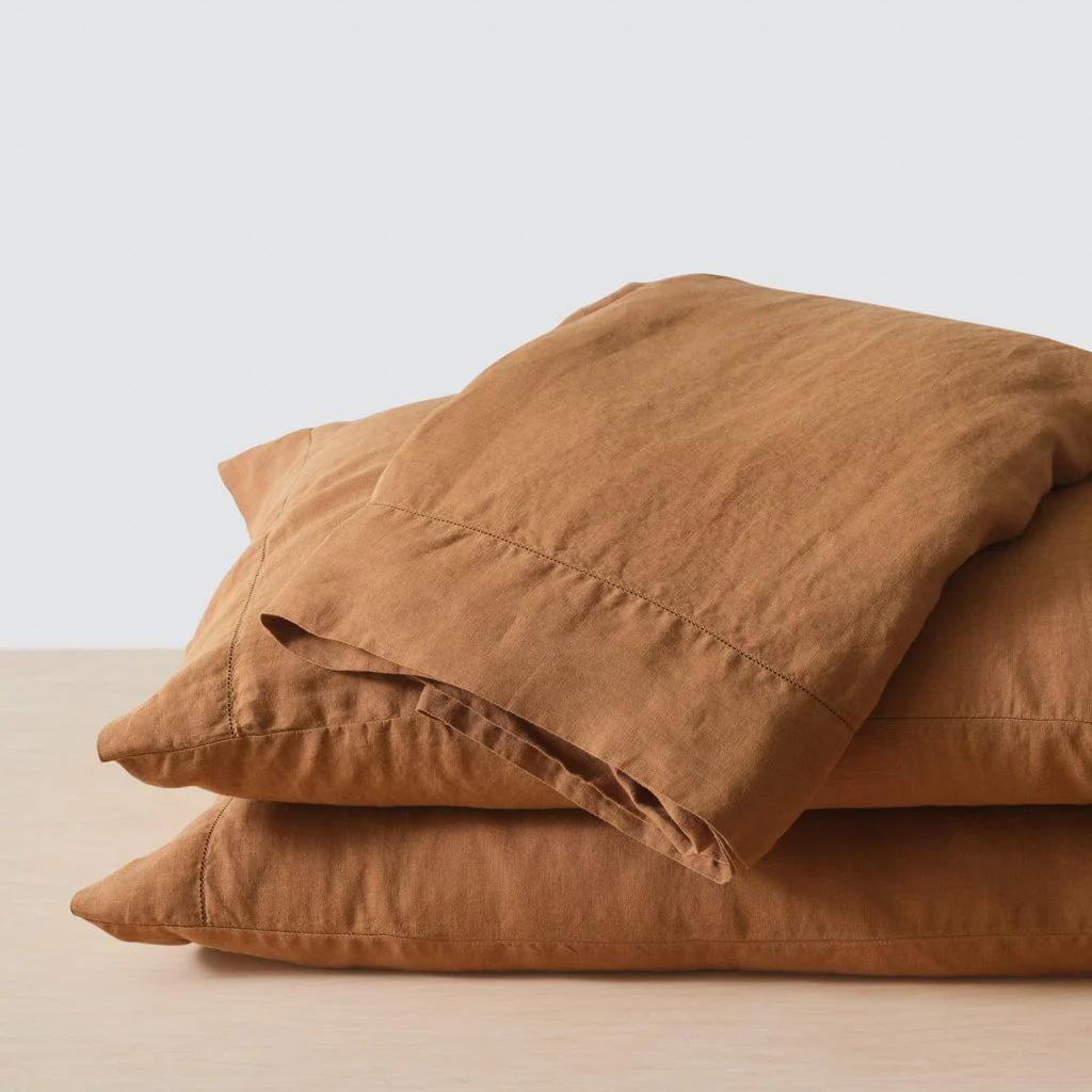 Stonewashed Linen Sheet Set - Image 10