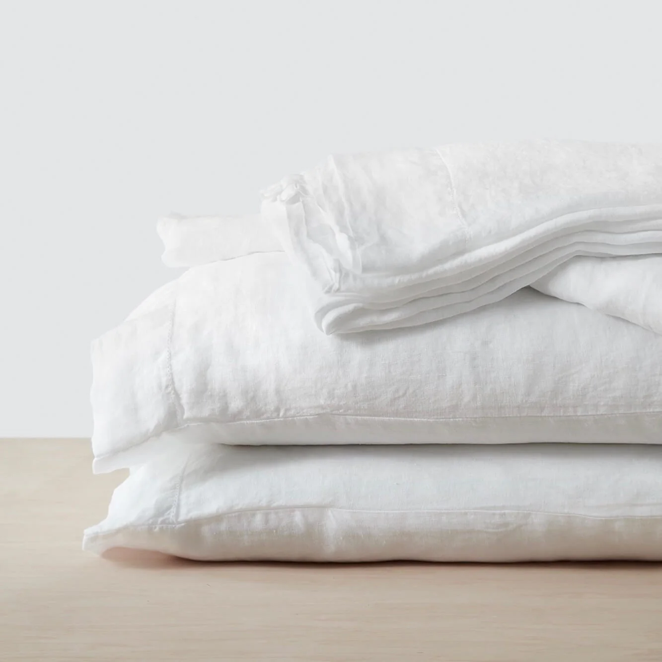 Stonewashed Linen Sheet Set - Image 27