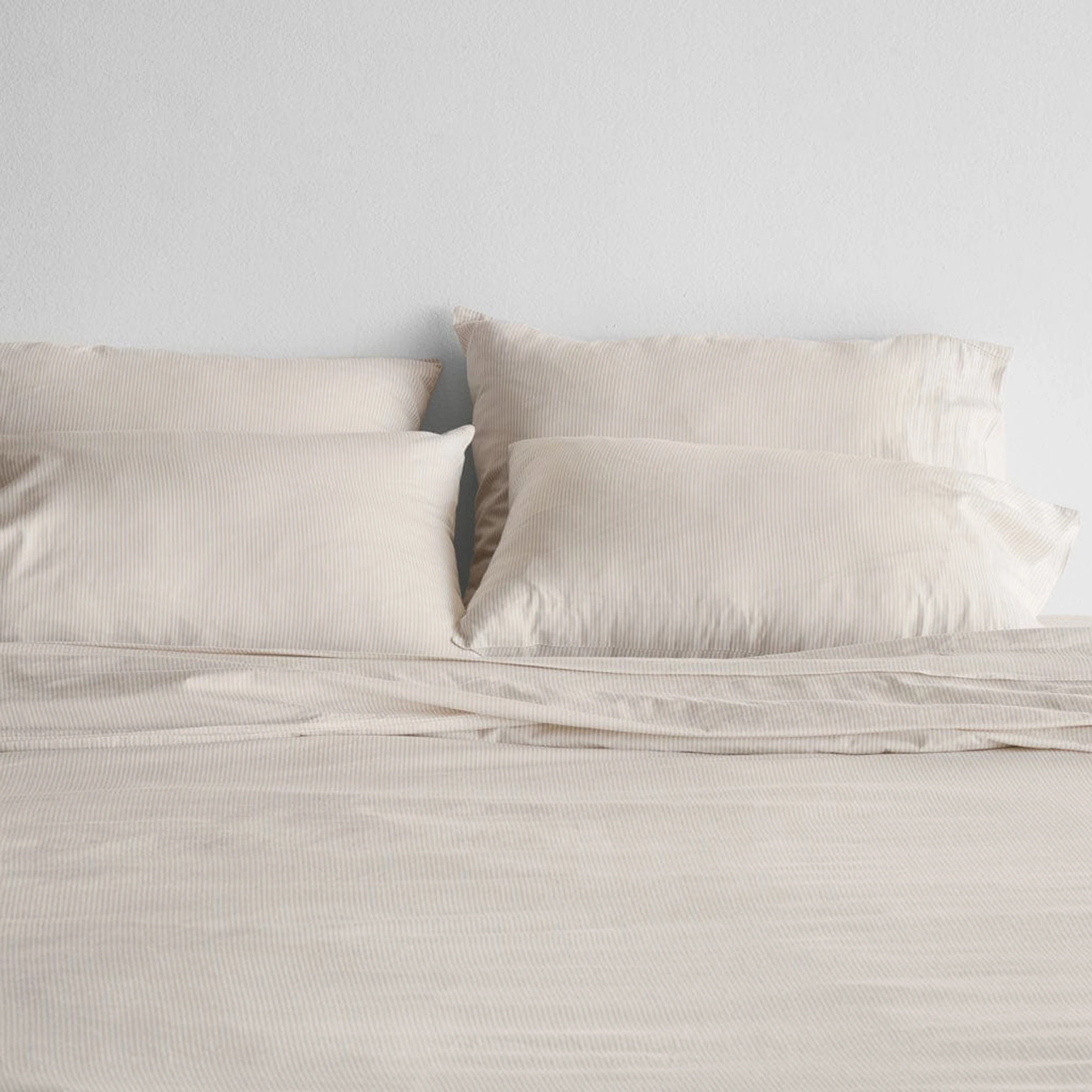 Stonewashed Linen Sheet Set - Image 70