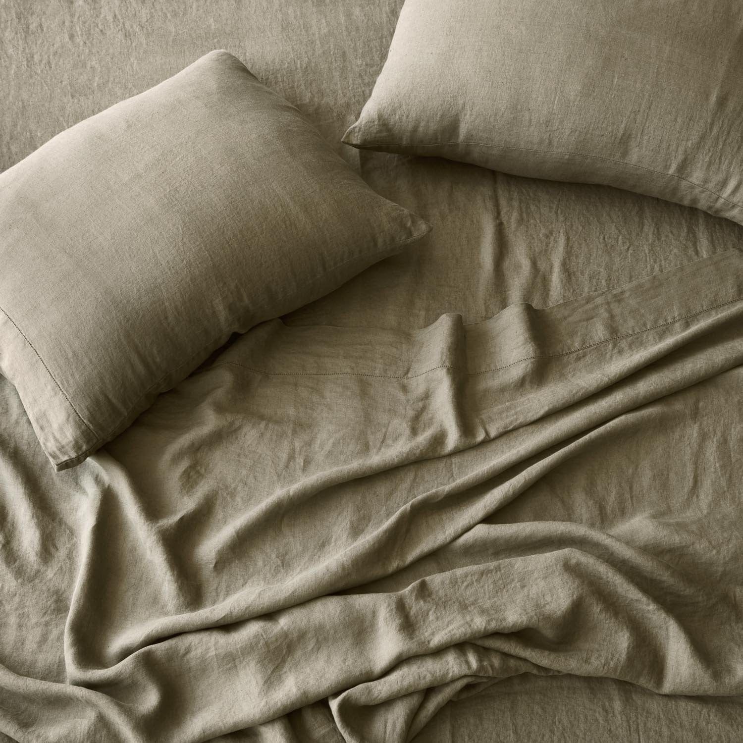 Stonewashed Linen Sheet Set - Image 9