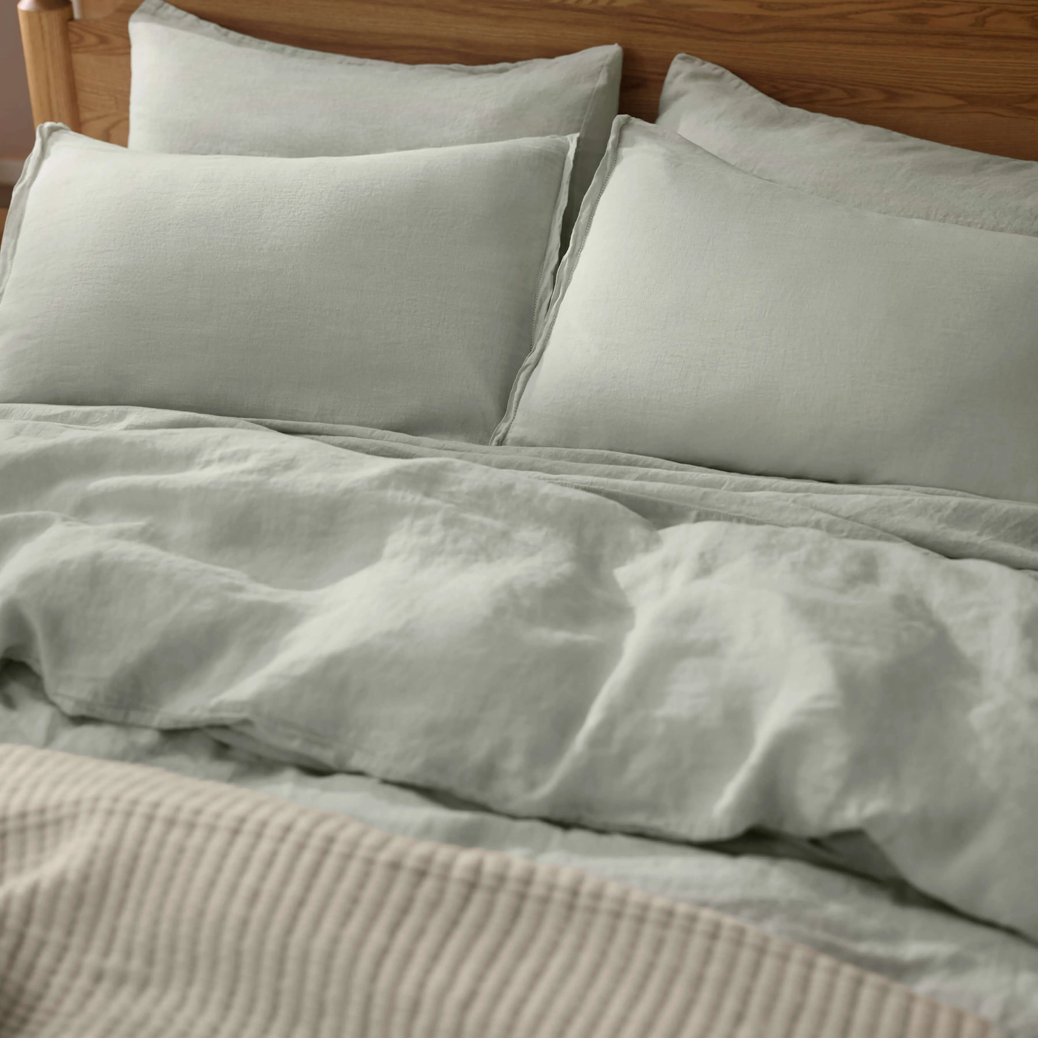 Stonewashed Linen Sheet Set - Image 98