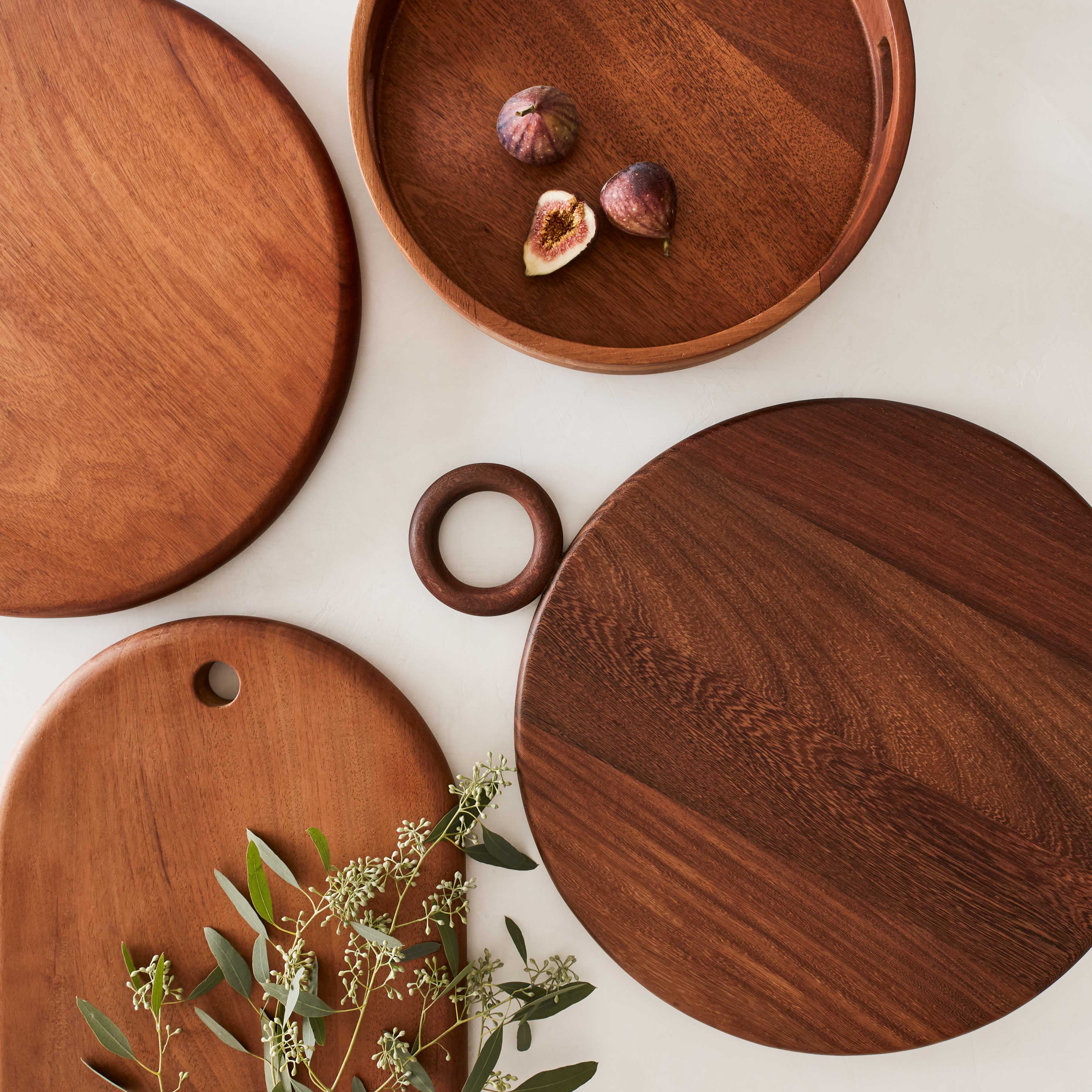 Tikal Wood Serving Board - With Handle - Image 3
