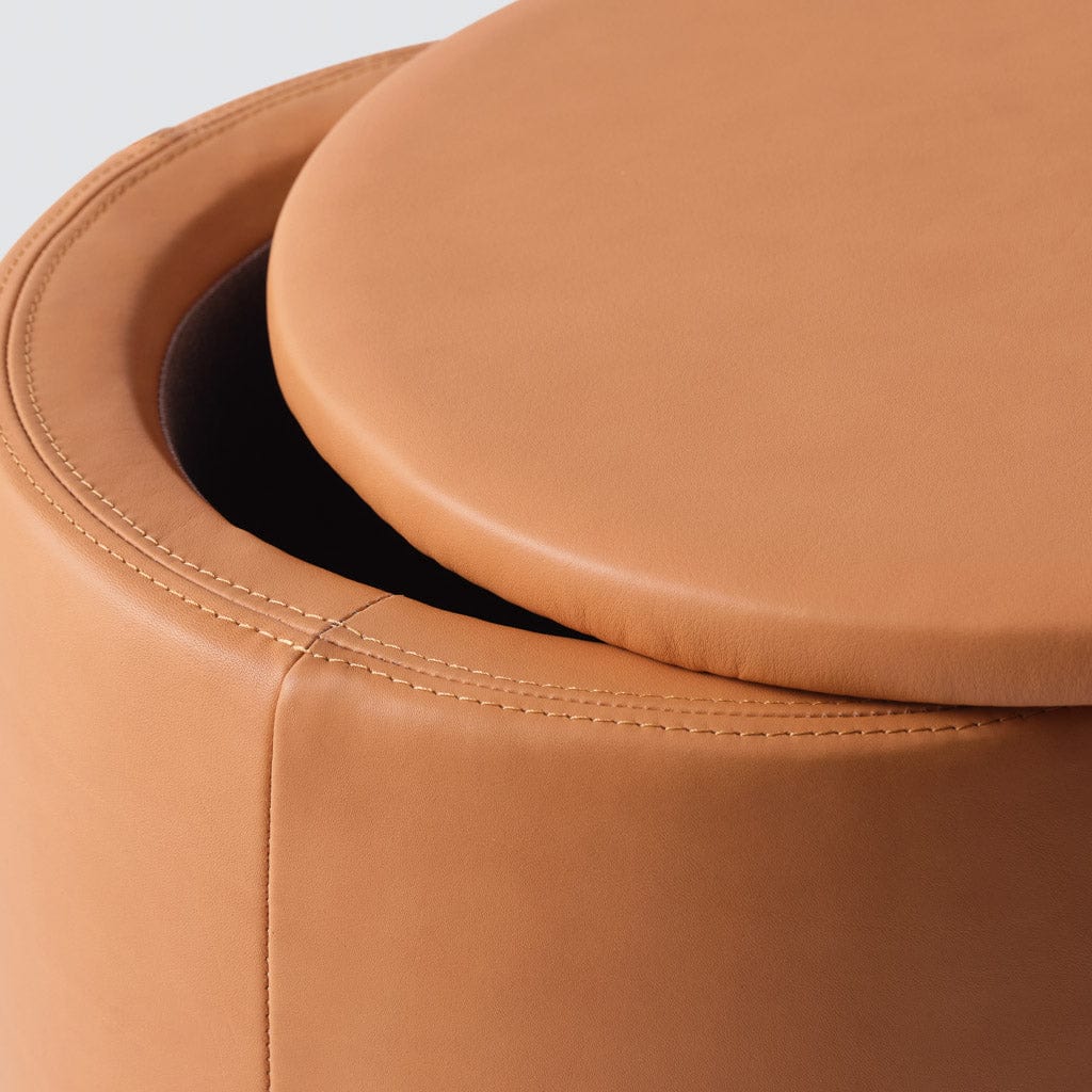 Torres Leather Storage Ottoman - Small - Image 8