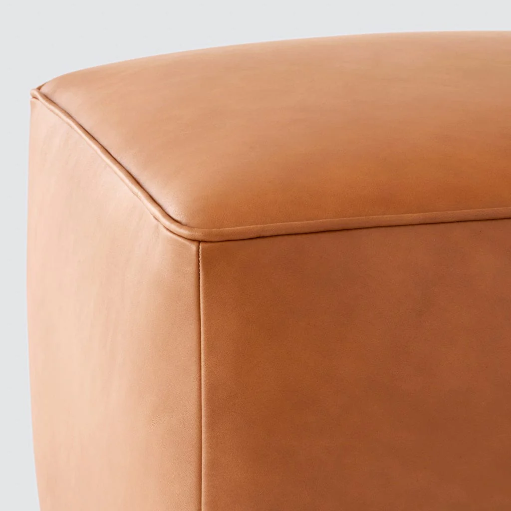 Torres Square Leather Ottoman - Medium & Large - Image 14